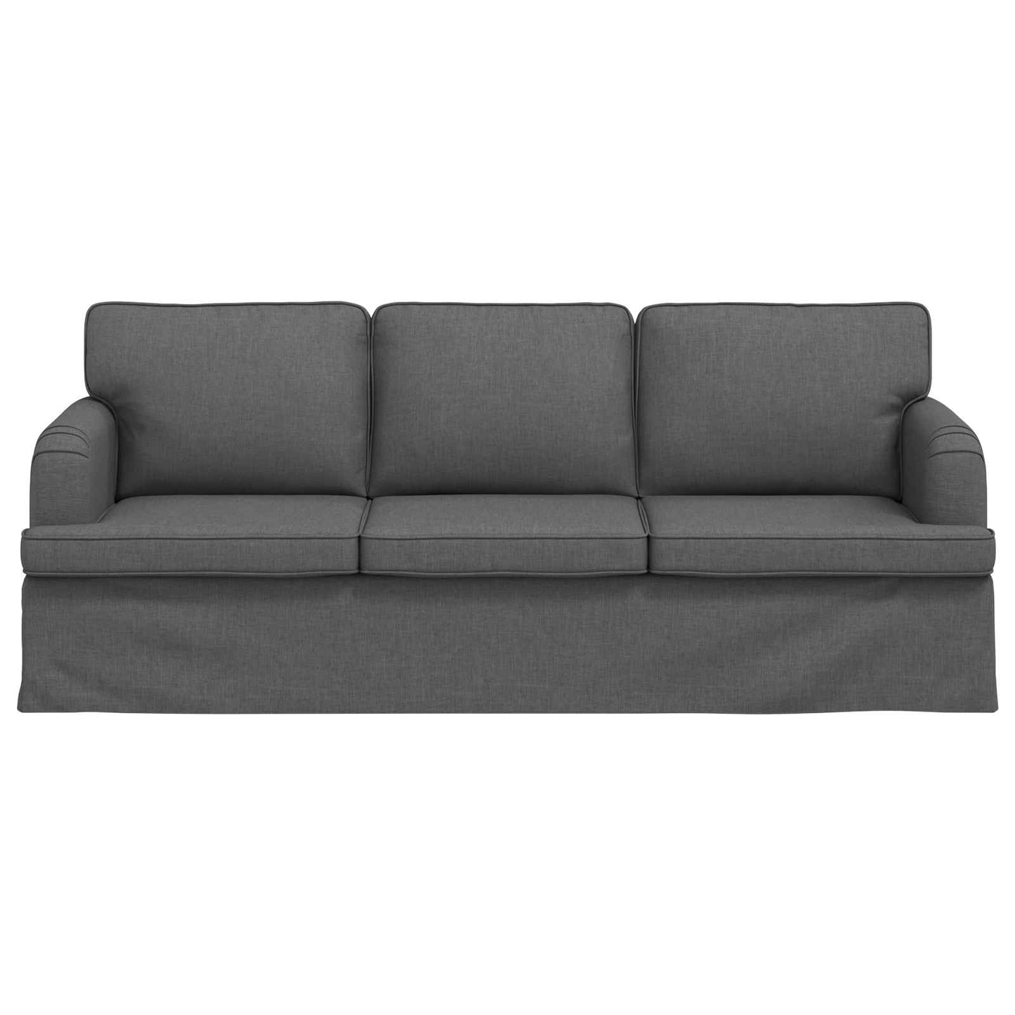 Bank Donkergrijs 201 x 80 x 85 cm Stof is nu te koop bij PeponiXL, paradijselijk wonen!