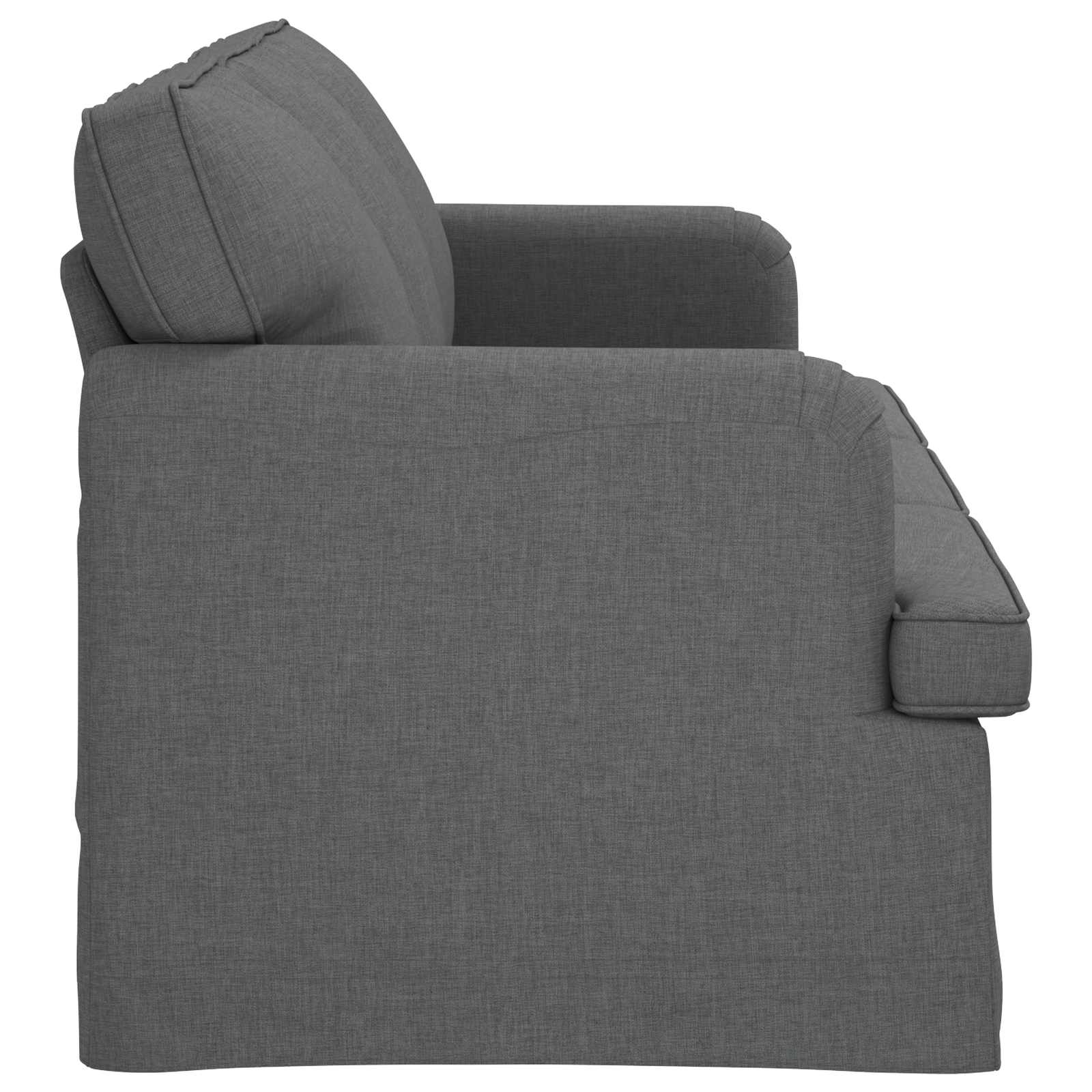 Bank Donkergrijs 201 x 80 x 85 cm Stof is nu te koop bij PeponiXL, paradijselijk wonen!