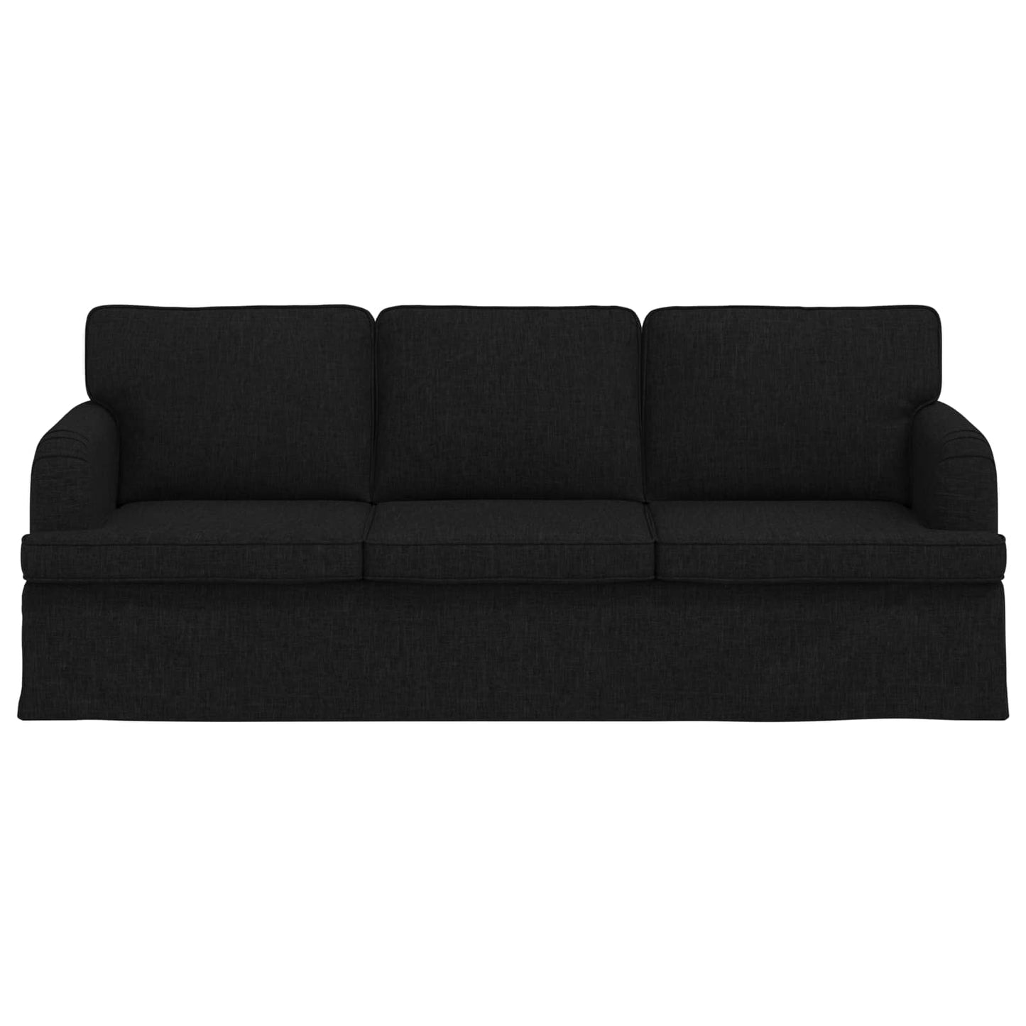 Bank Zwart 201 x 80 x 85 cm Stof is nu te koop bij PeponiXL, paradijselijk wonen!