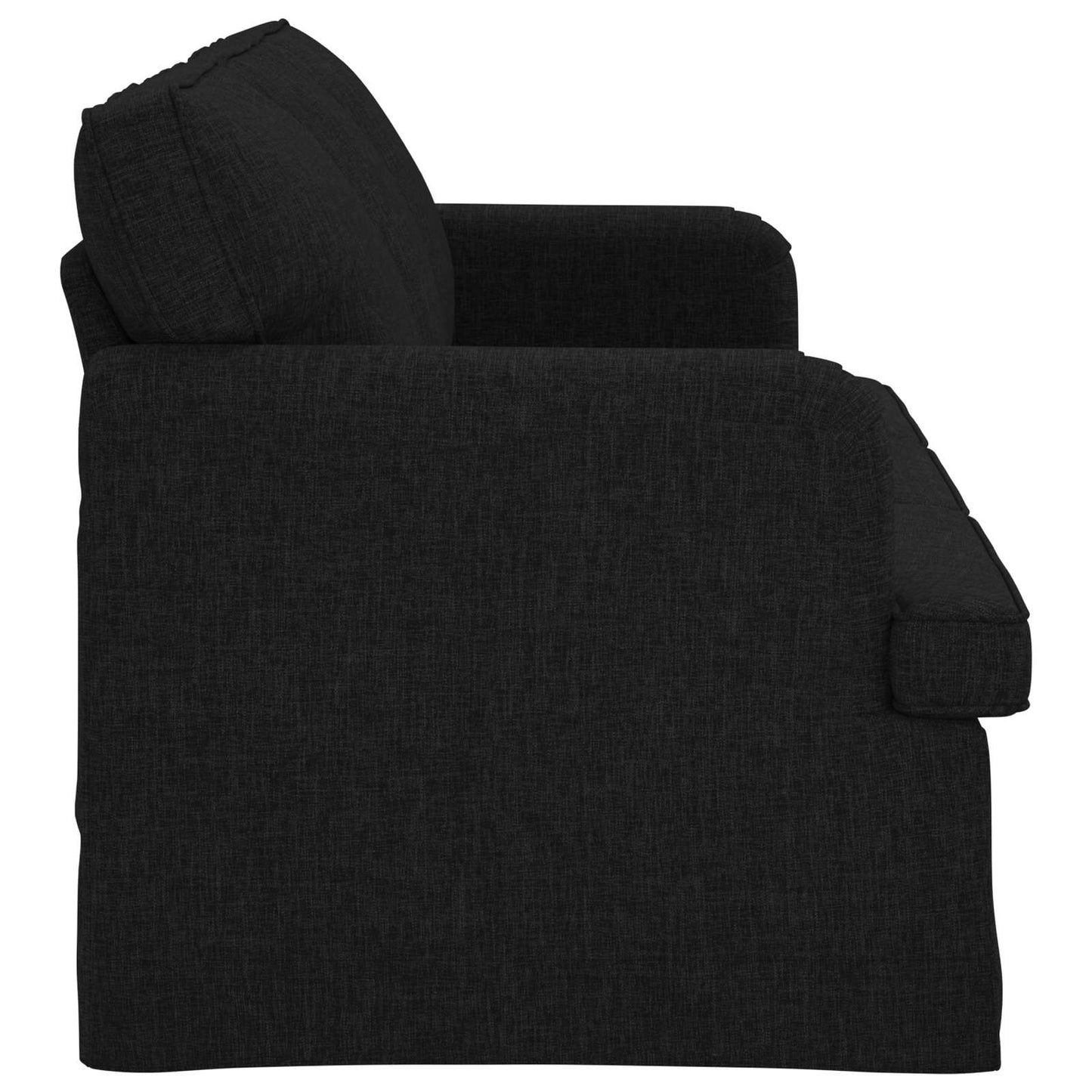 Bank Zwart 201 x 80 x 85 cm Stof is nu te koop bij PeponiXL, paradijselijk wonen!