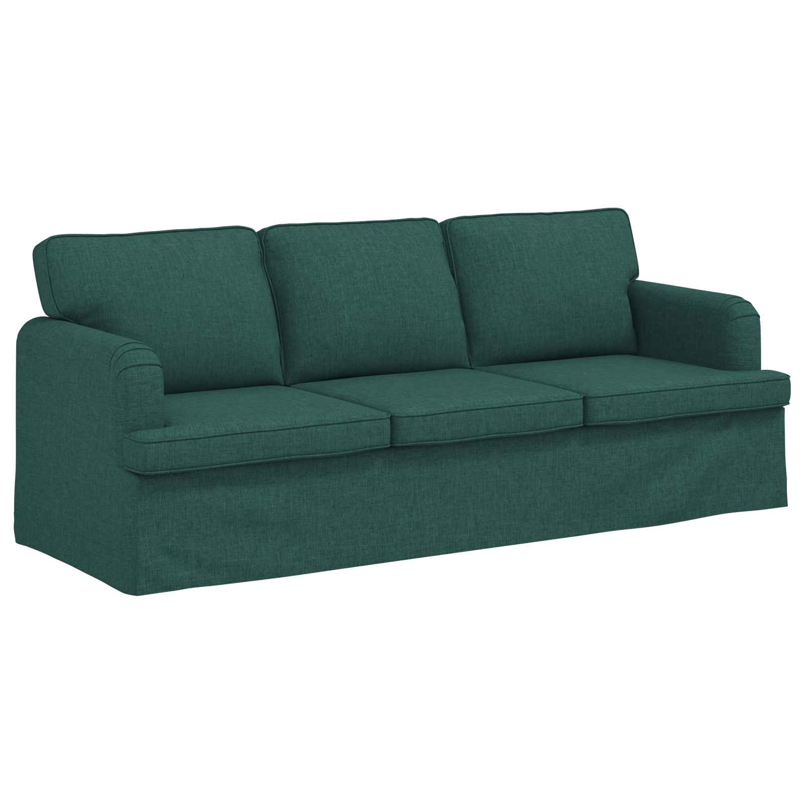 Bank Donkergroen 201 x 80 x 85 cm Stof is nu te koop bij PeponiXL, paradijselijk wonen!