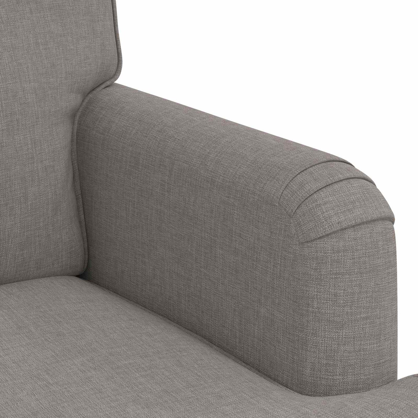 Bank Taupe 201 x 80 x 85 cm Stof is nu te koop bij PeponiXL, paradijselijk wonen!