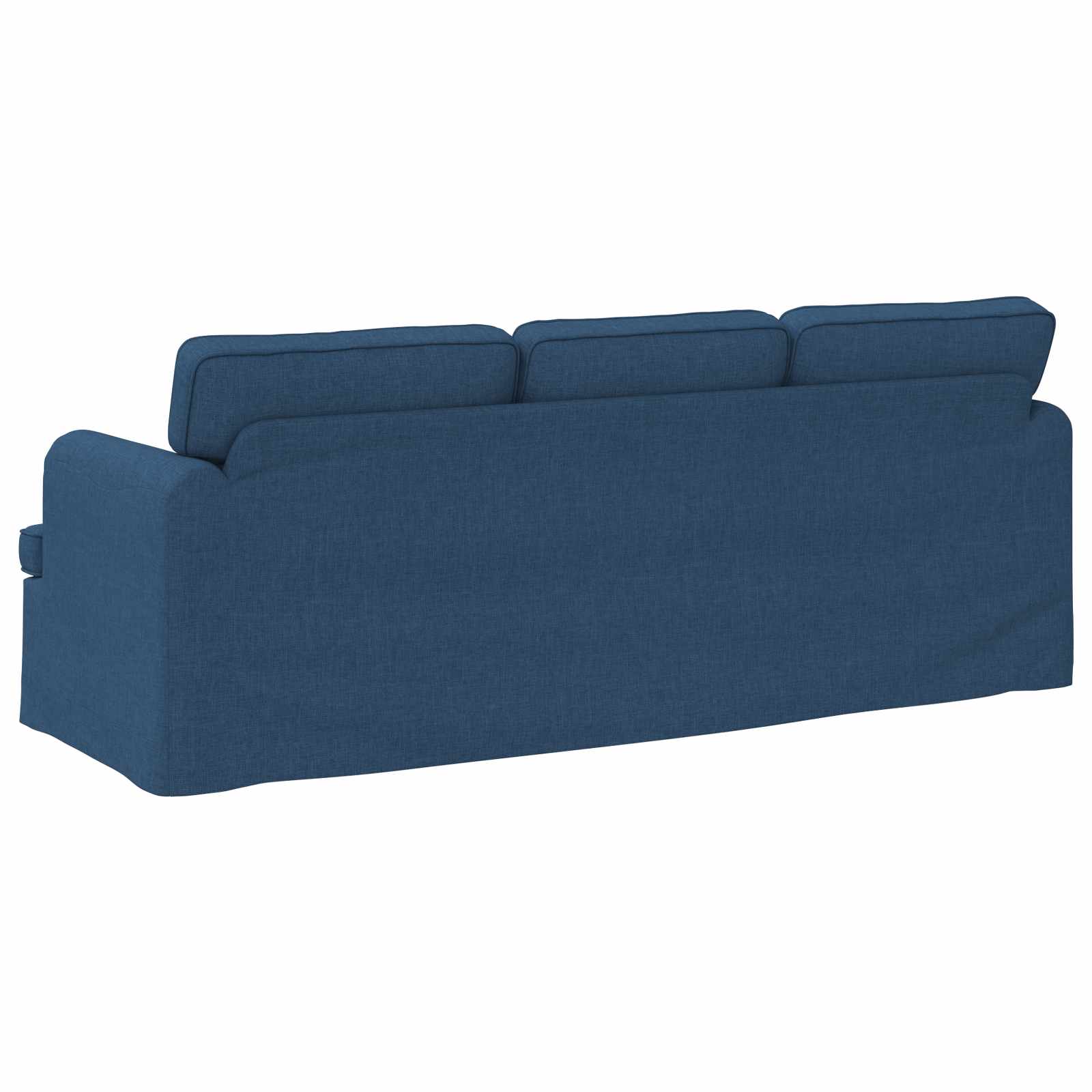 Bank Blauw 201 x 80 x 85 cm Stof is nu te koop bij PeponiXL, paradijselijk wonen!