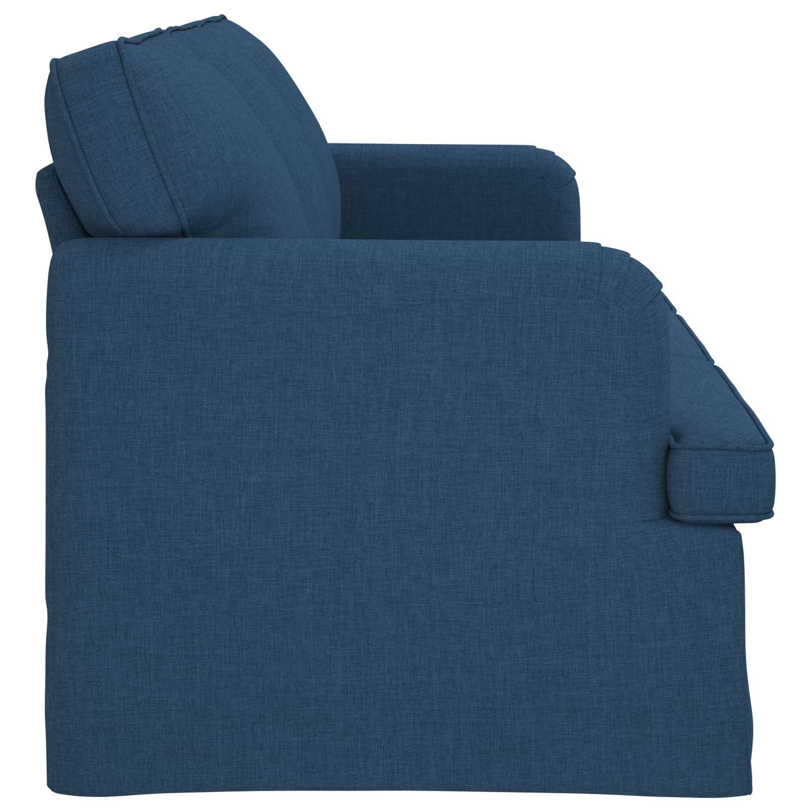 Bank Blauw 201 x 80 x 85 cm Stof is nu te koop bij PeponiXL, paradijselijk wonen!