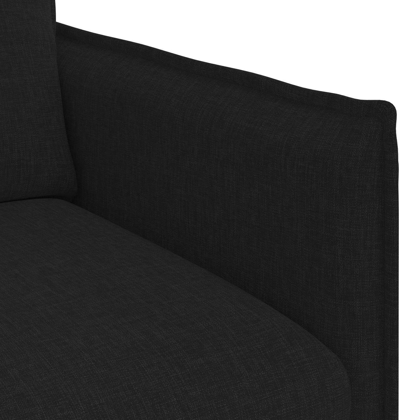 Bank Zwart 75 x 82 x 85 cm Stof is nu te koop bij PeponiXL, paradijselijk wonen!