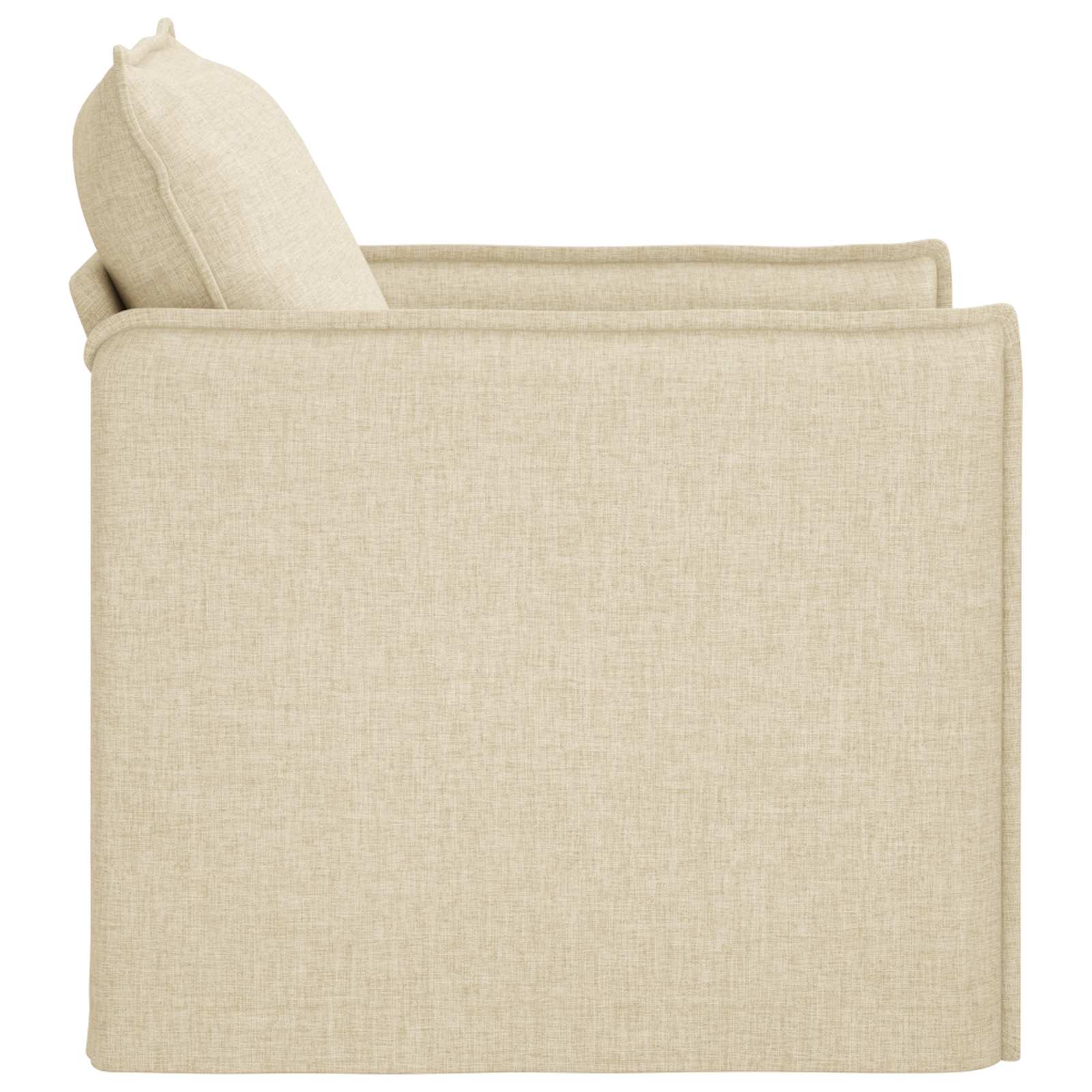 Bank Crème 75 x 82 x 85 cm Stof is nu te koop bij PeponiXL, paradijselijk wonen!