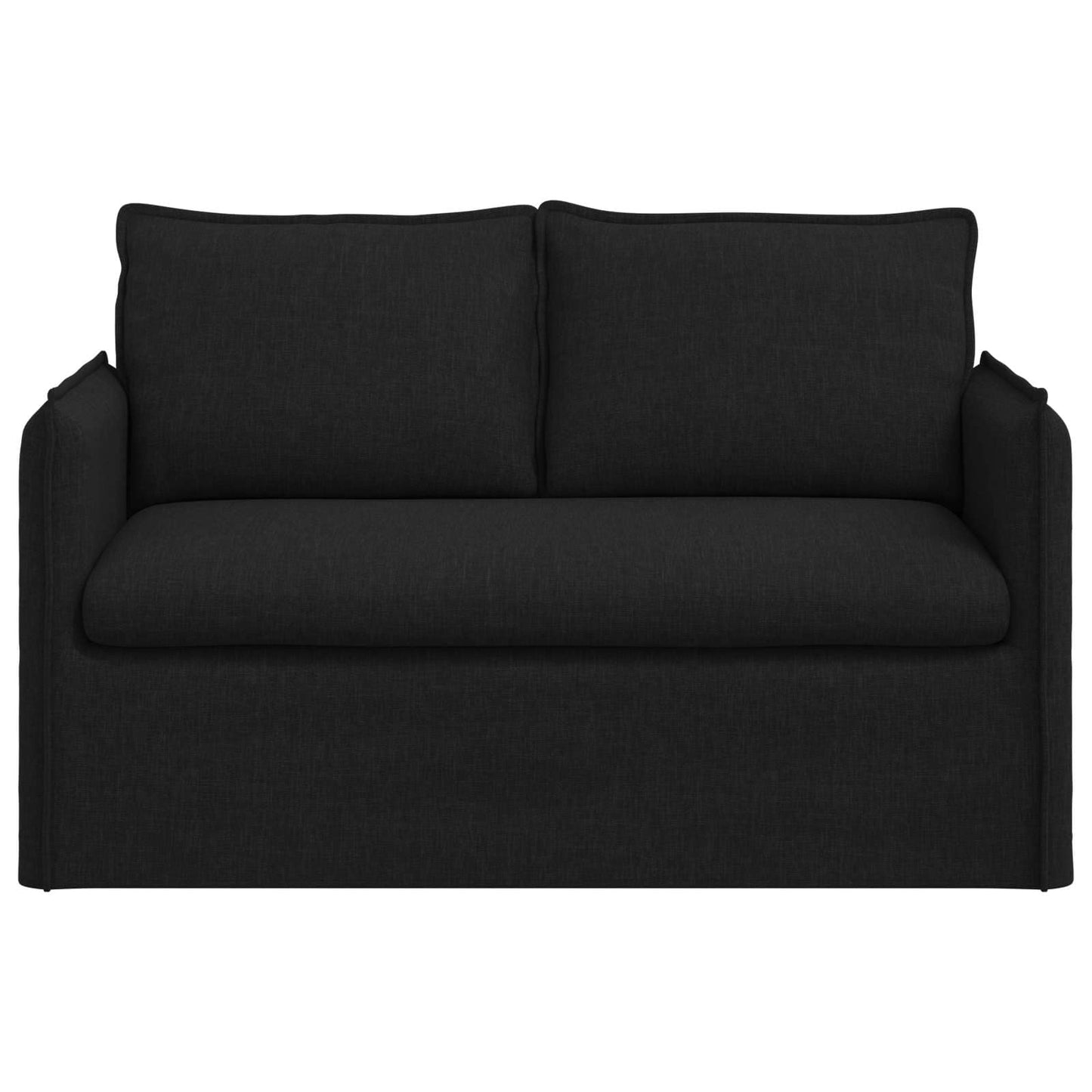 Bank Zwart 136 x 82 x 85 cm Stof is nu te koop bij PeponiXL, paradijselijk wonen!