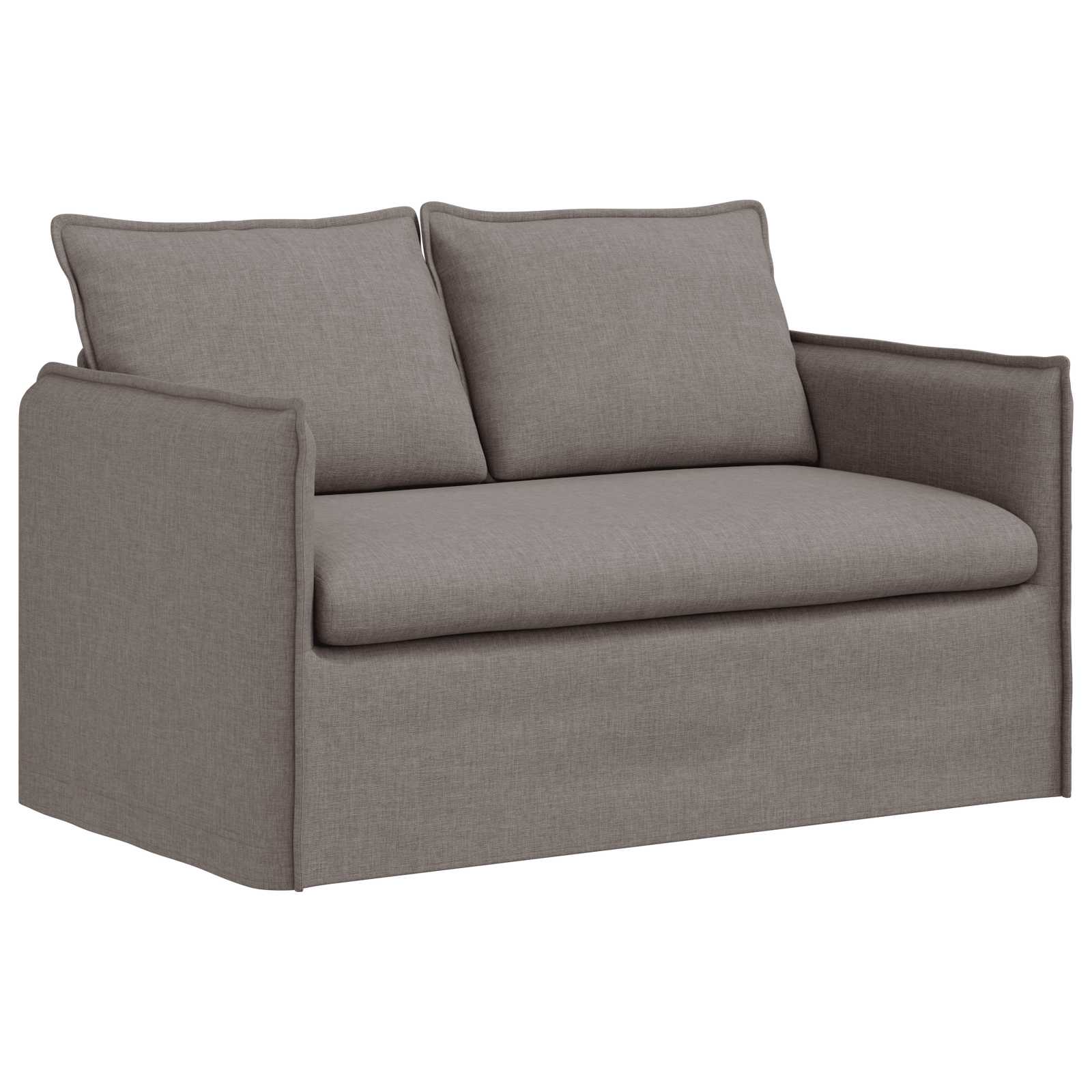 Bank Taupe 136 x 82 x 85 cm Stof is nu te koop bij PeponiXL, paradijselijk wonen!