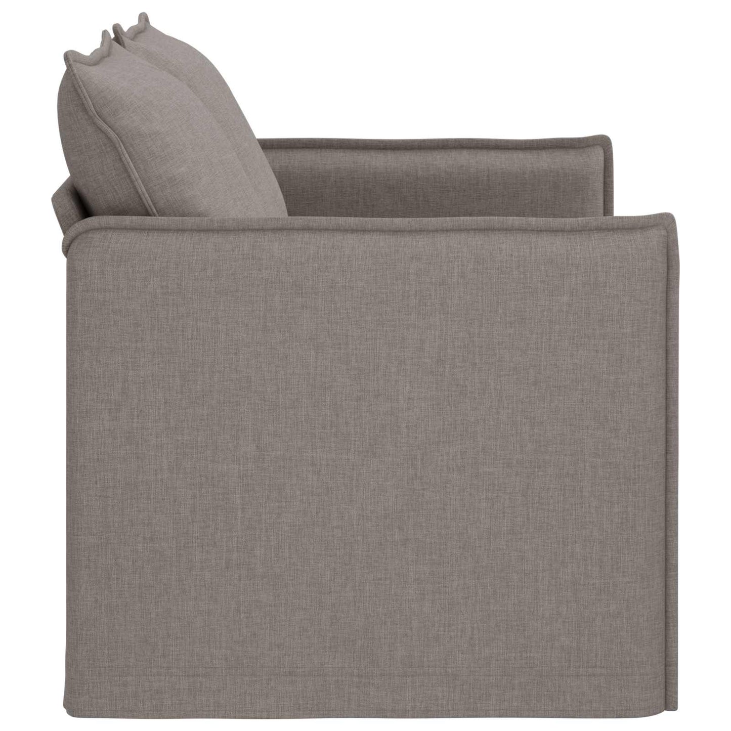 Bank Taupe 136 x 82 x 85 cm Stof is nu te koop bij PeponiXL, paradijselijk wonen!