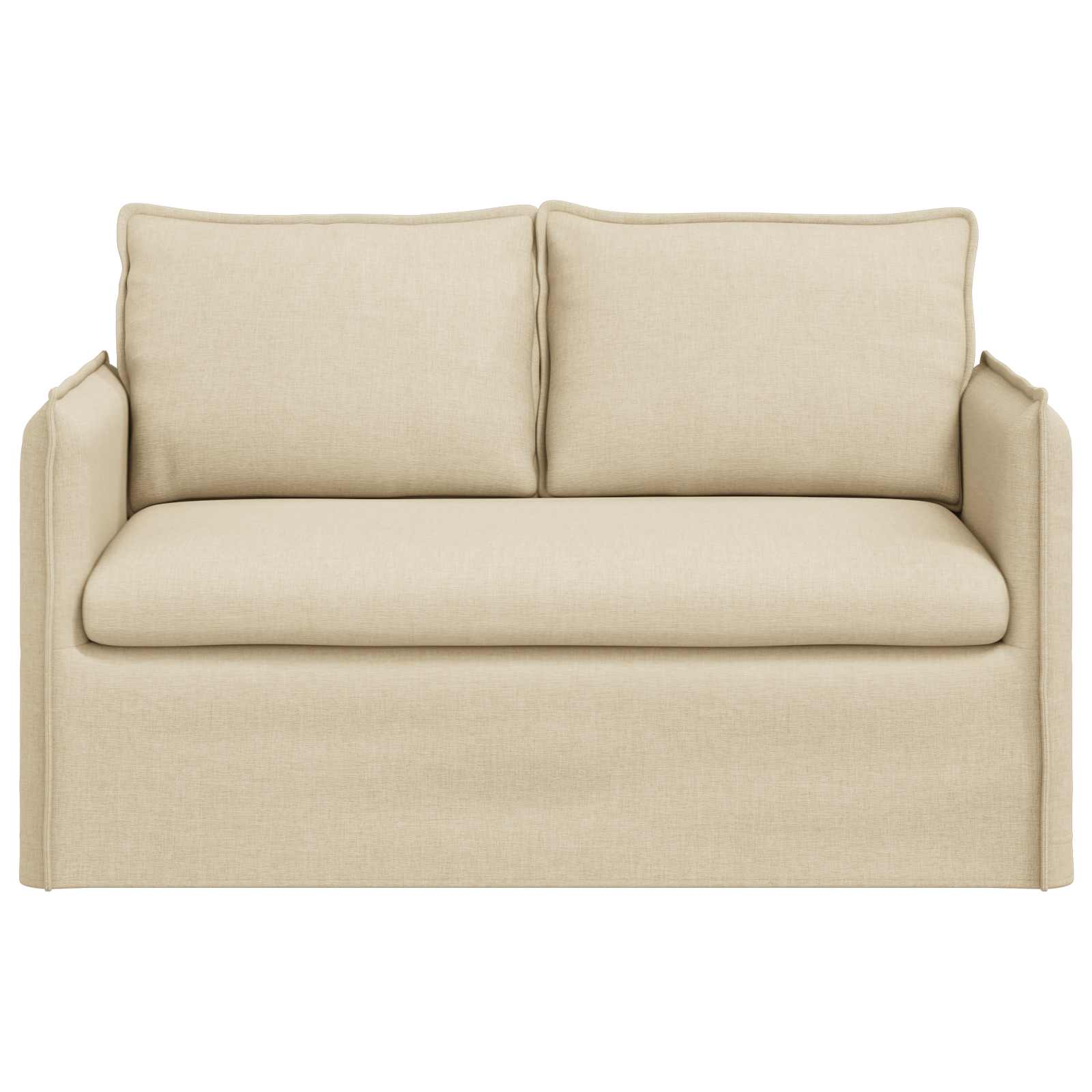 Bank Crème 136 x 82 x 85 cm Stof is nu te koop bij PeponiXL, paradijselijk wonen!