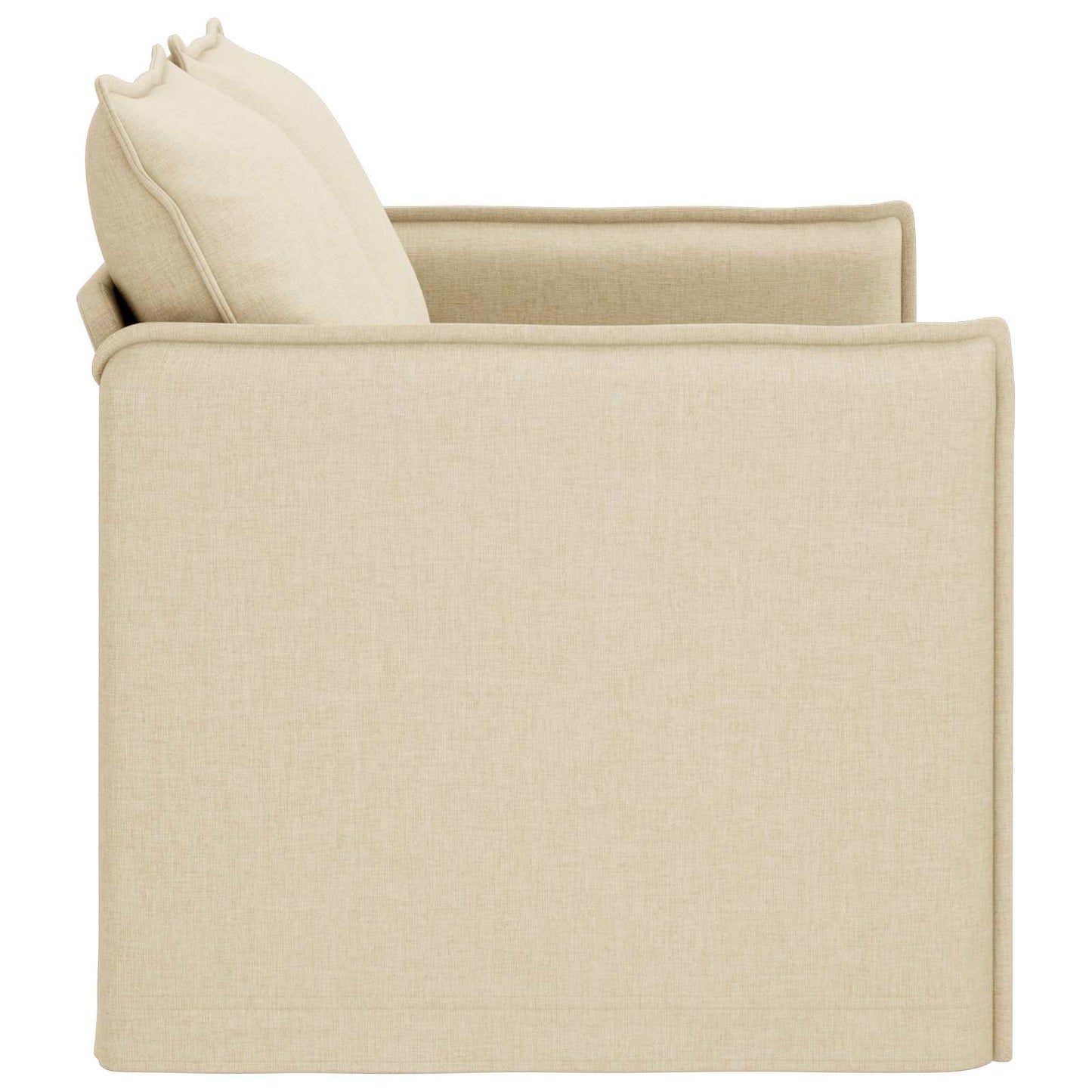 Bank Crème 136 x 82 x 85 cm Stof is nu te koop bij PeponiXL, paradijselijk wonen!