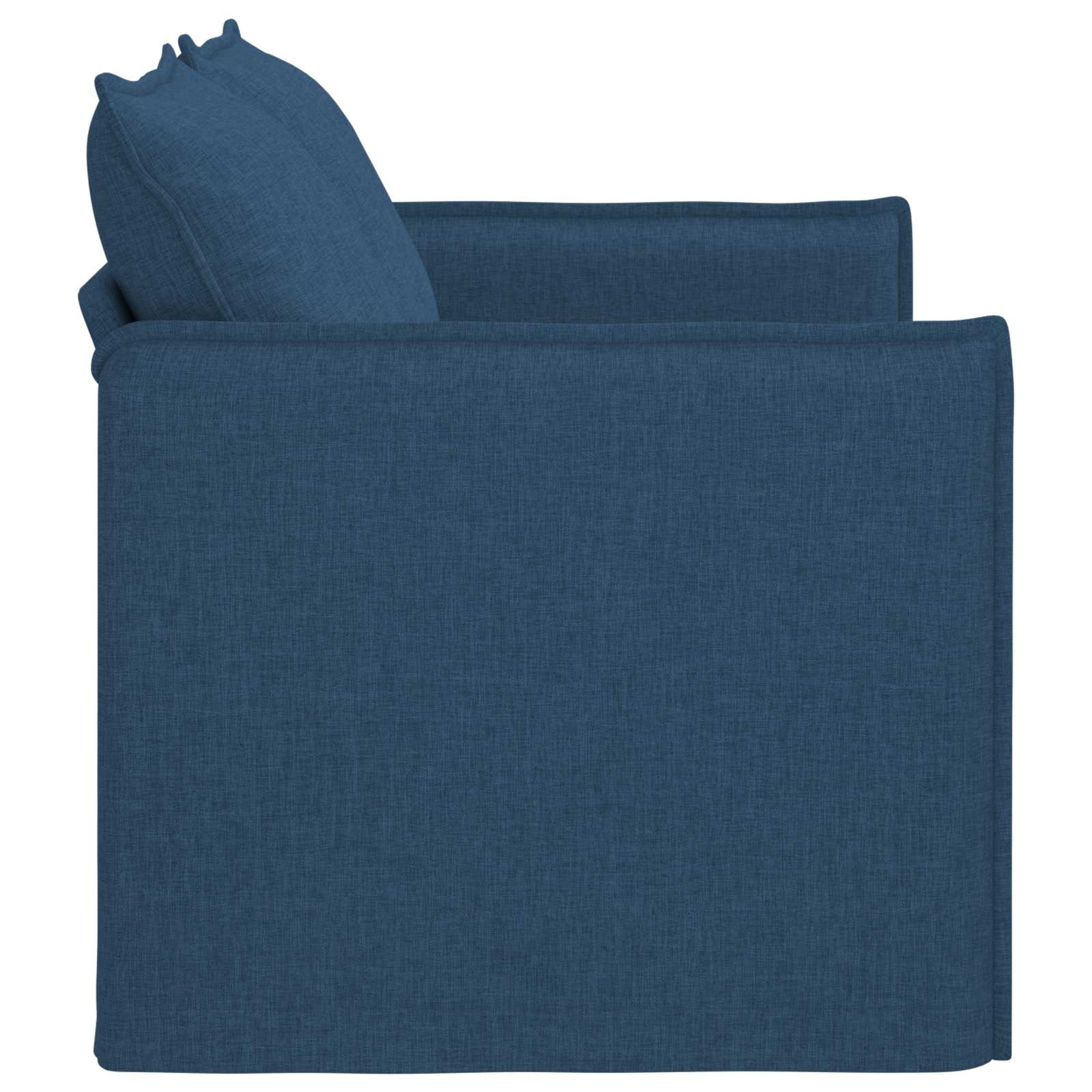 Bank Blauw 136 x 82 x 85 cm Stof is nu te koop bij PeponiXL, paradijselijk wonen!