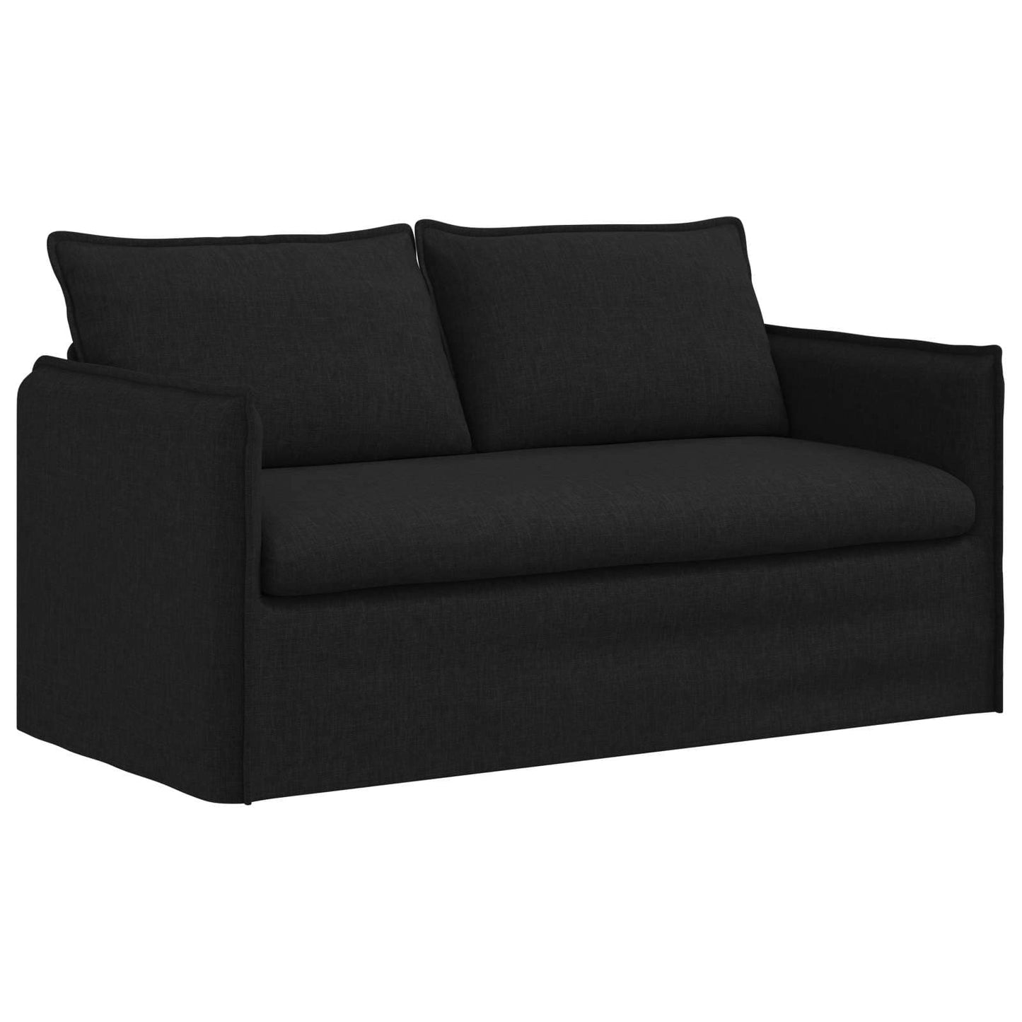 Bank Zwart 156 x 82 x 85 cm Stof is nu te koop bij PeponiXL, paradijselijk wonen!