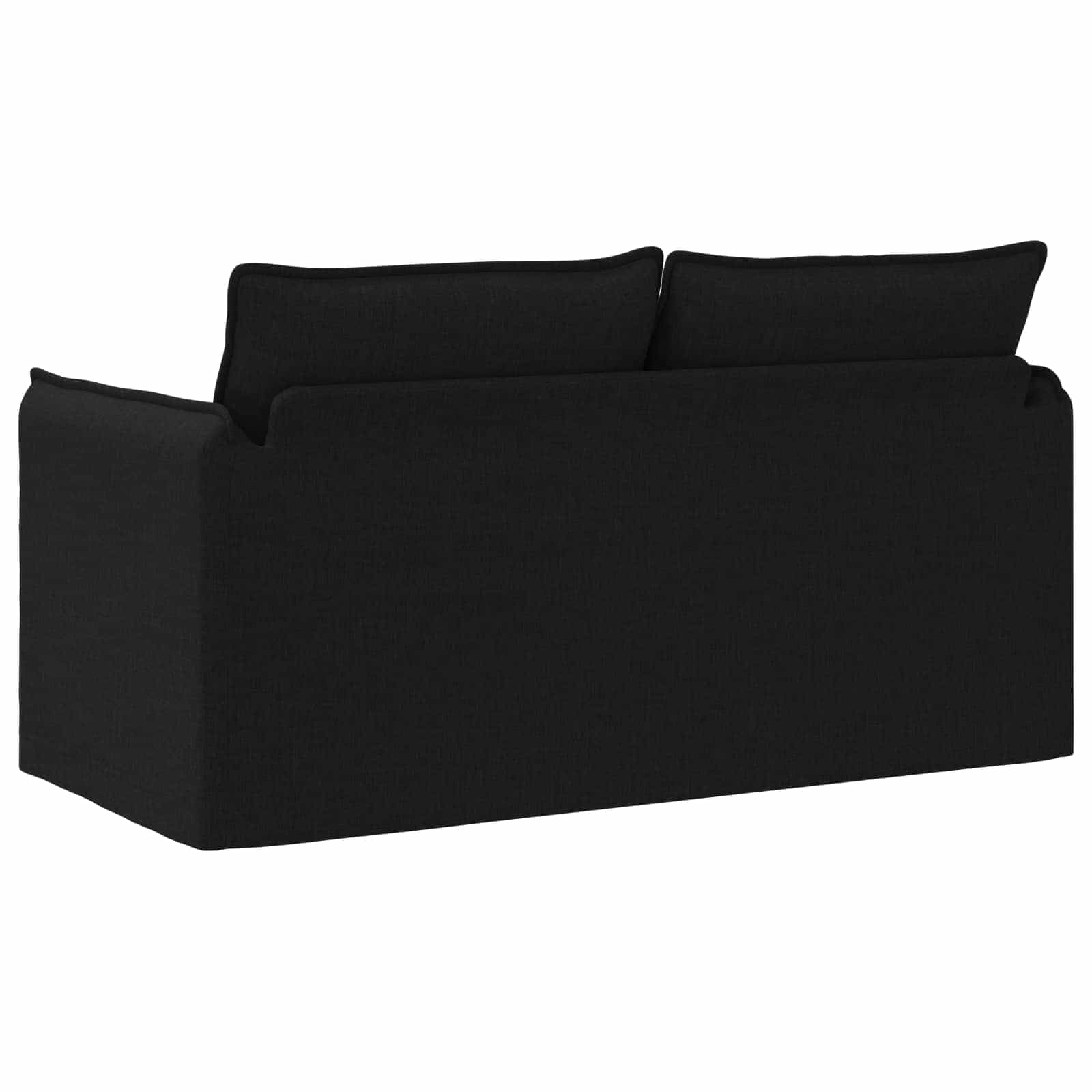 Bank Zwart 156 x 82 x 85 cm Stof is nu te koop bij PeponiXL, paradijselijk wonen!