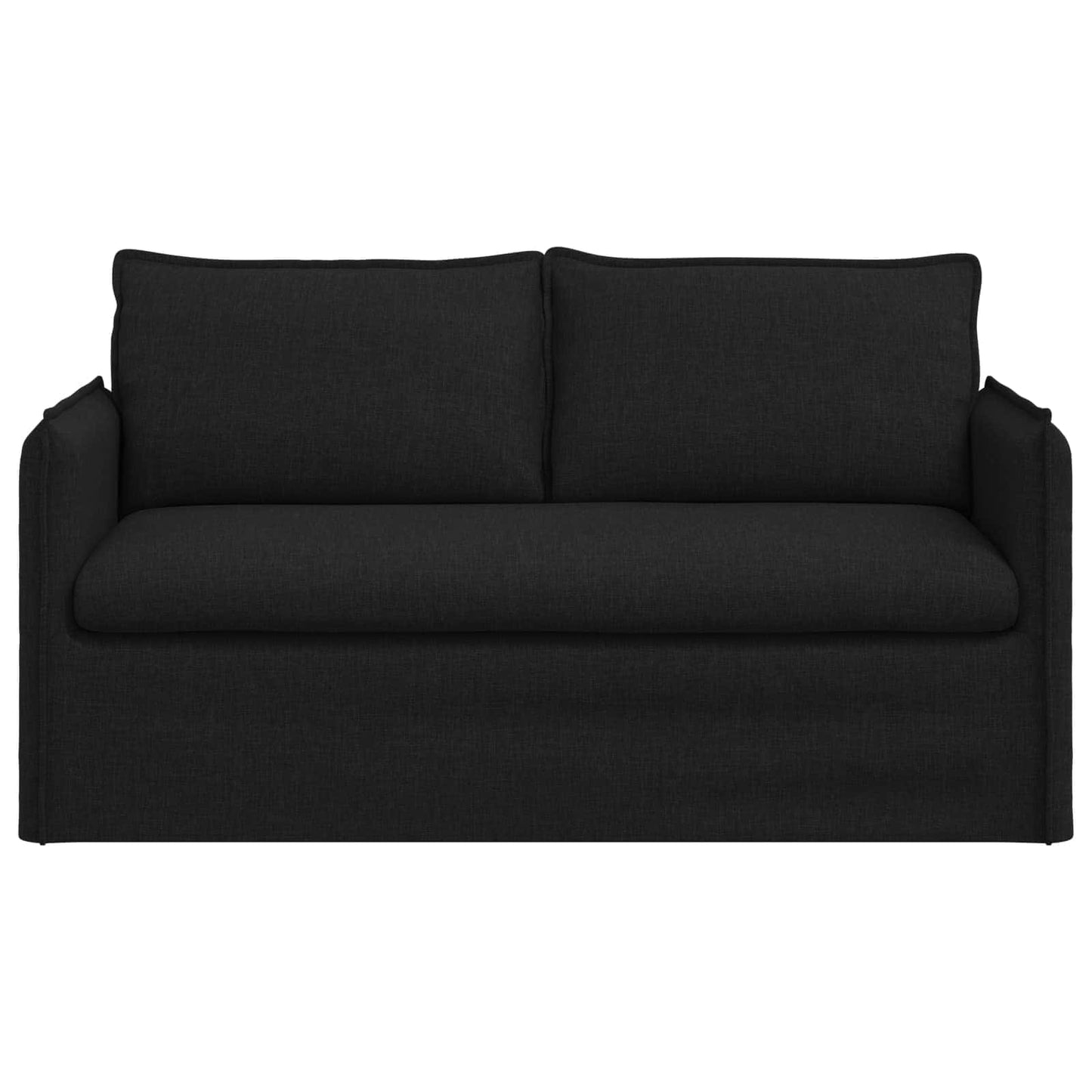 Bank Zwart 156 x 82 x 85 cm Stof is nu te koop bij PeponiXL, paradijselijk wonen!