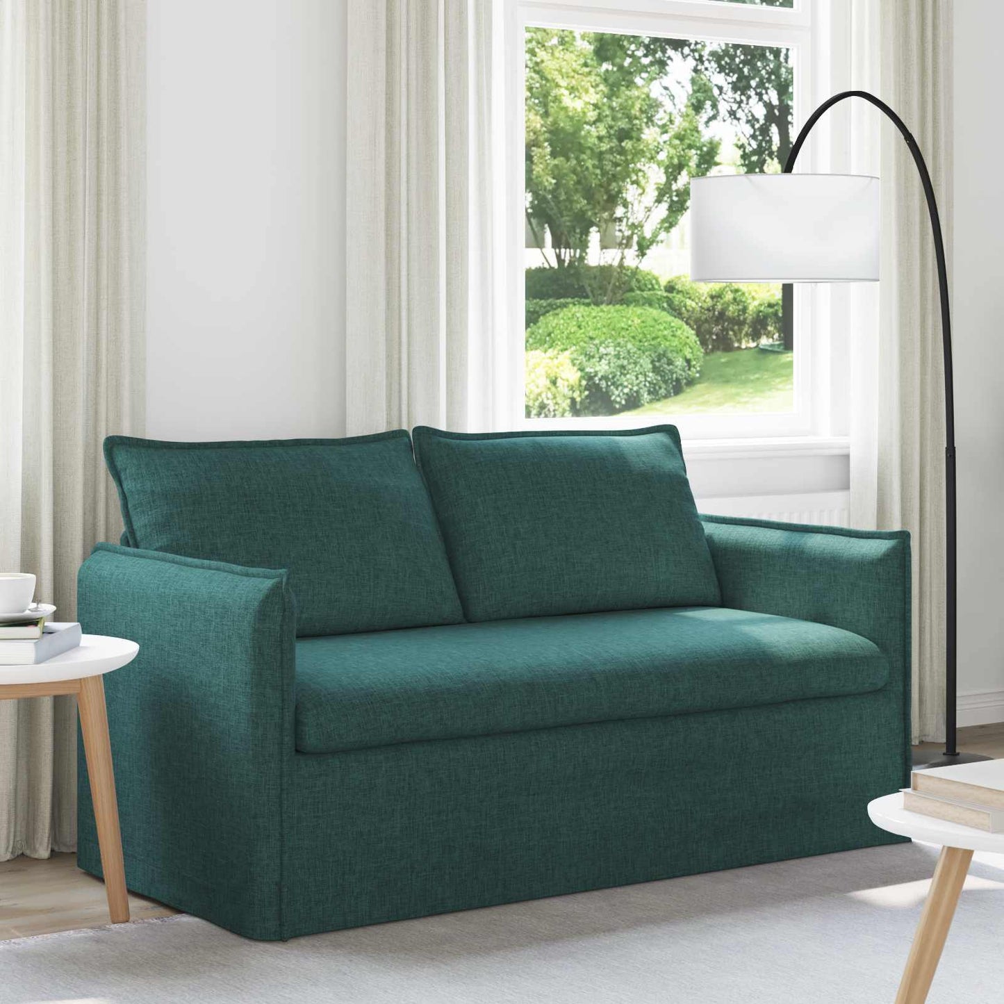 Bank Donkergroen 156 x 82 x 85 cm Stof is nu te koop bij PeponiXL, paradijselijk wonen!