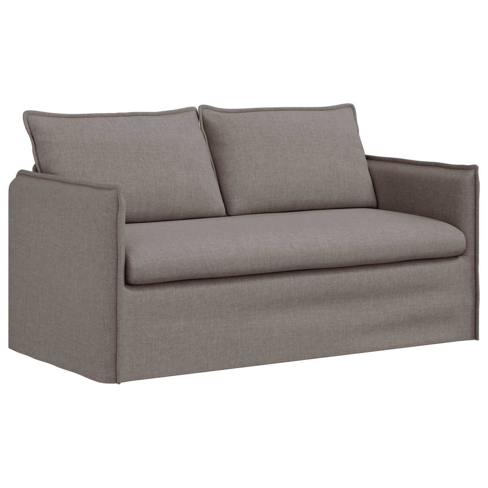 Bank Taupe 156 x 82 x 85 cm Stof is nu te koop bij PeponiXL, paradijselijk wonen!