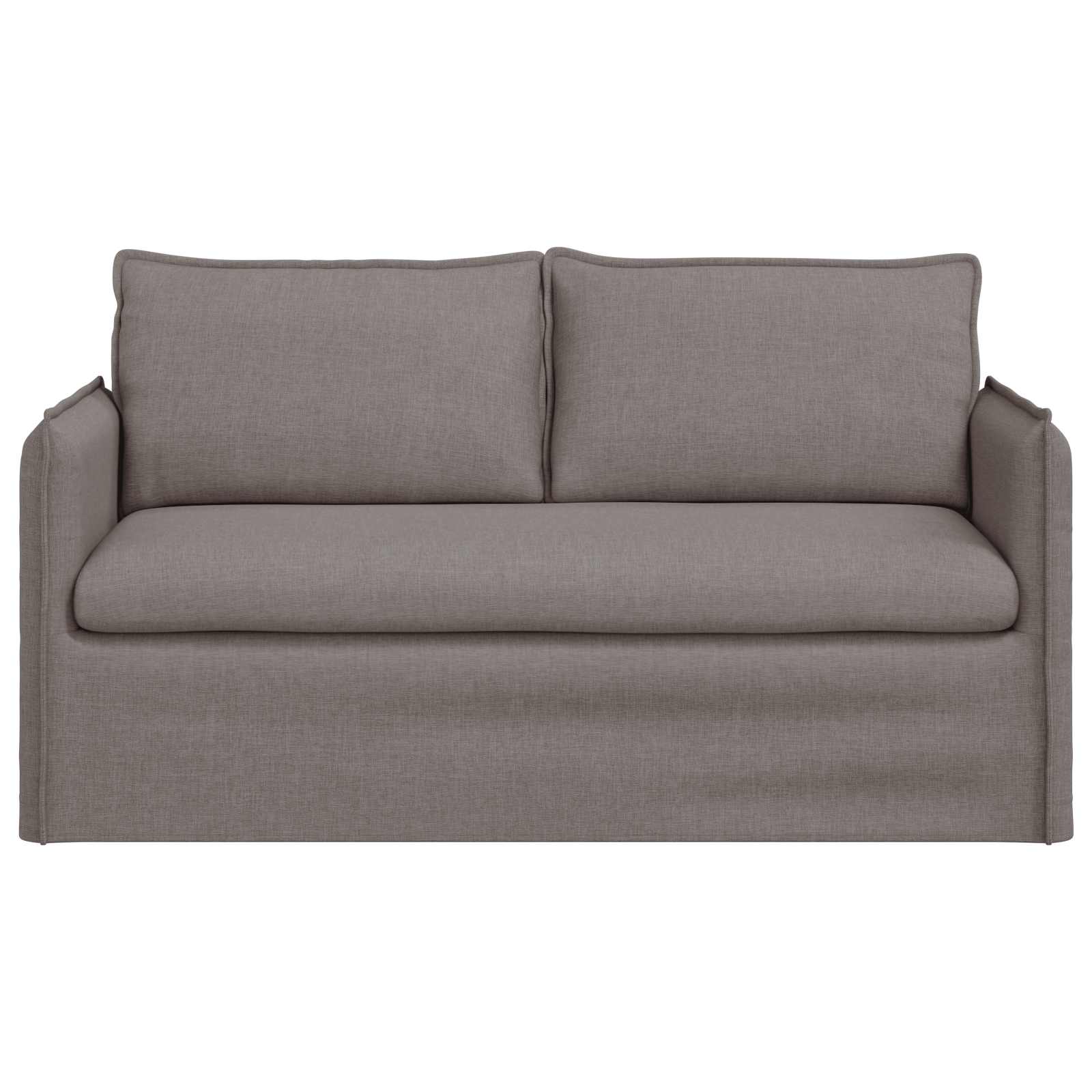 Bank Taupe 156 x 82 x 85 cm Stof is nu te koop bij PeponiXL, paradijselijk wonen!