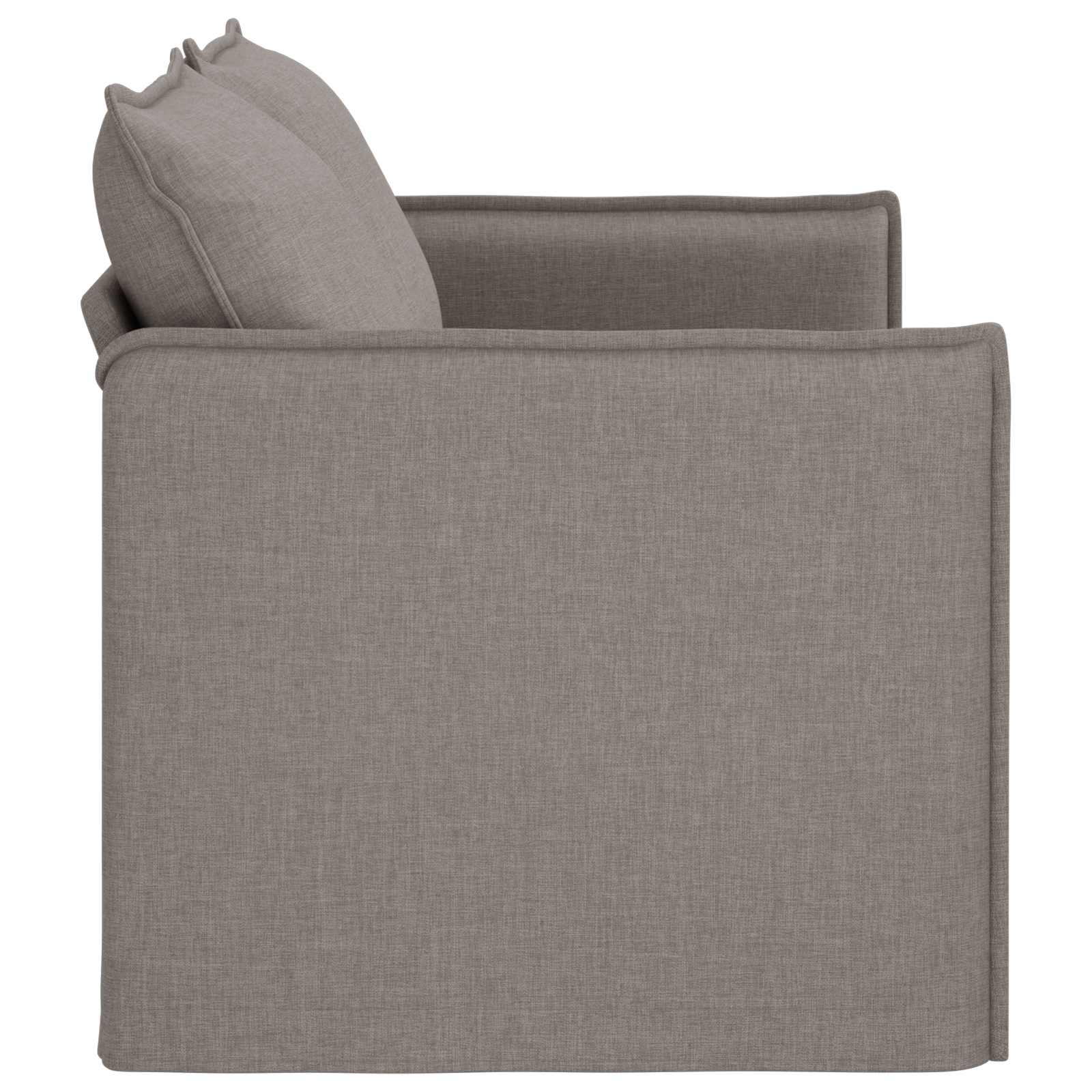 Bank Taupe 156 x 82 x 85 cm Stof is nu te koop bij PeponiXL, paradijselijk wonen!