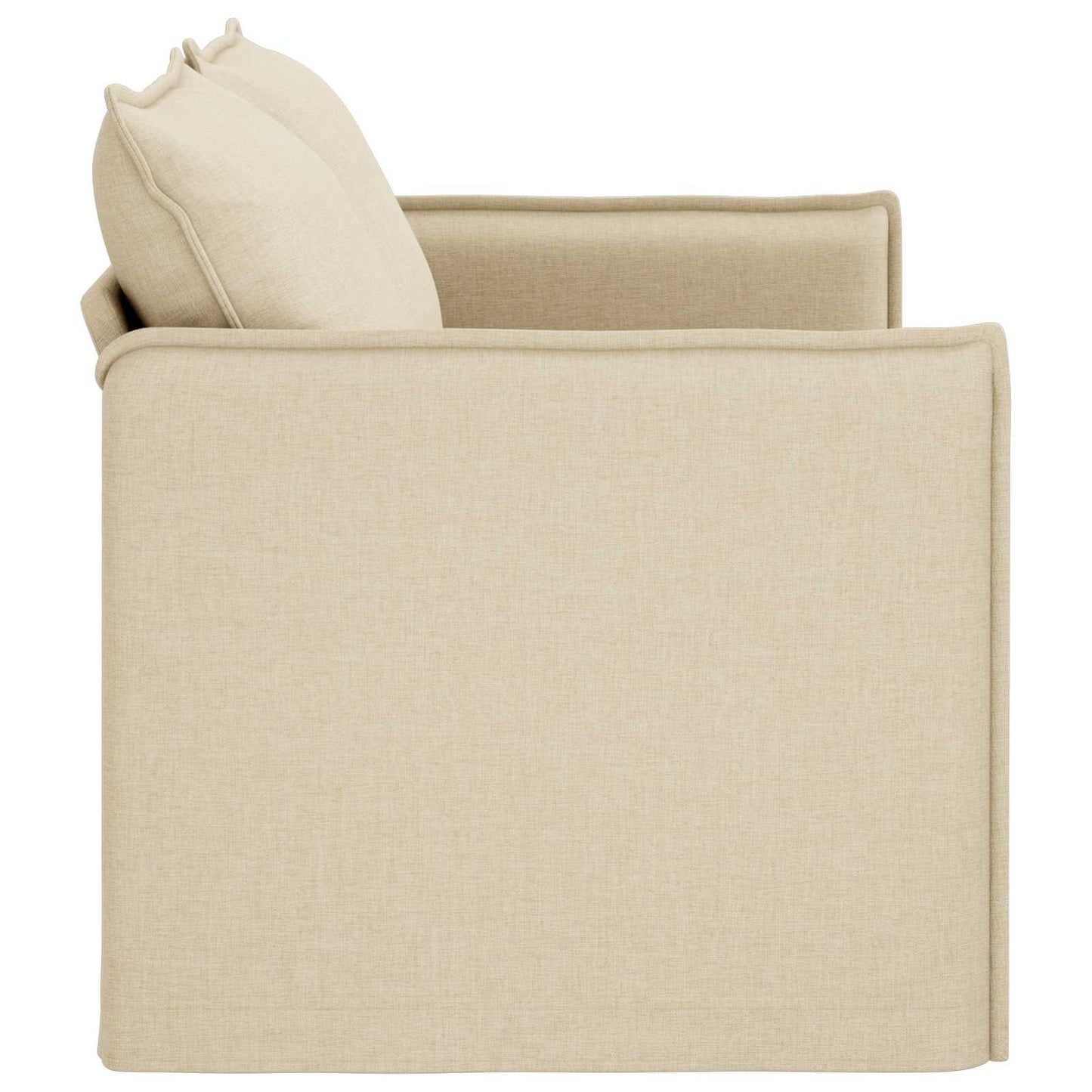 Bank Crème 156 x 82 x 85 cm Stof is nu te koop bij PeponiXL, paradijselijk wonen!