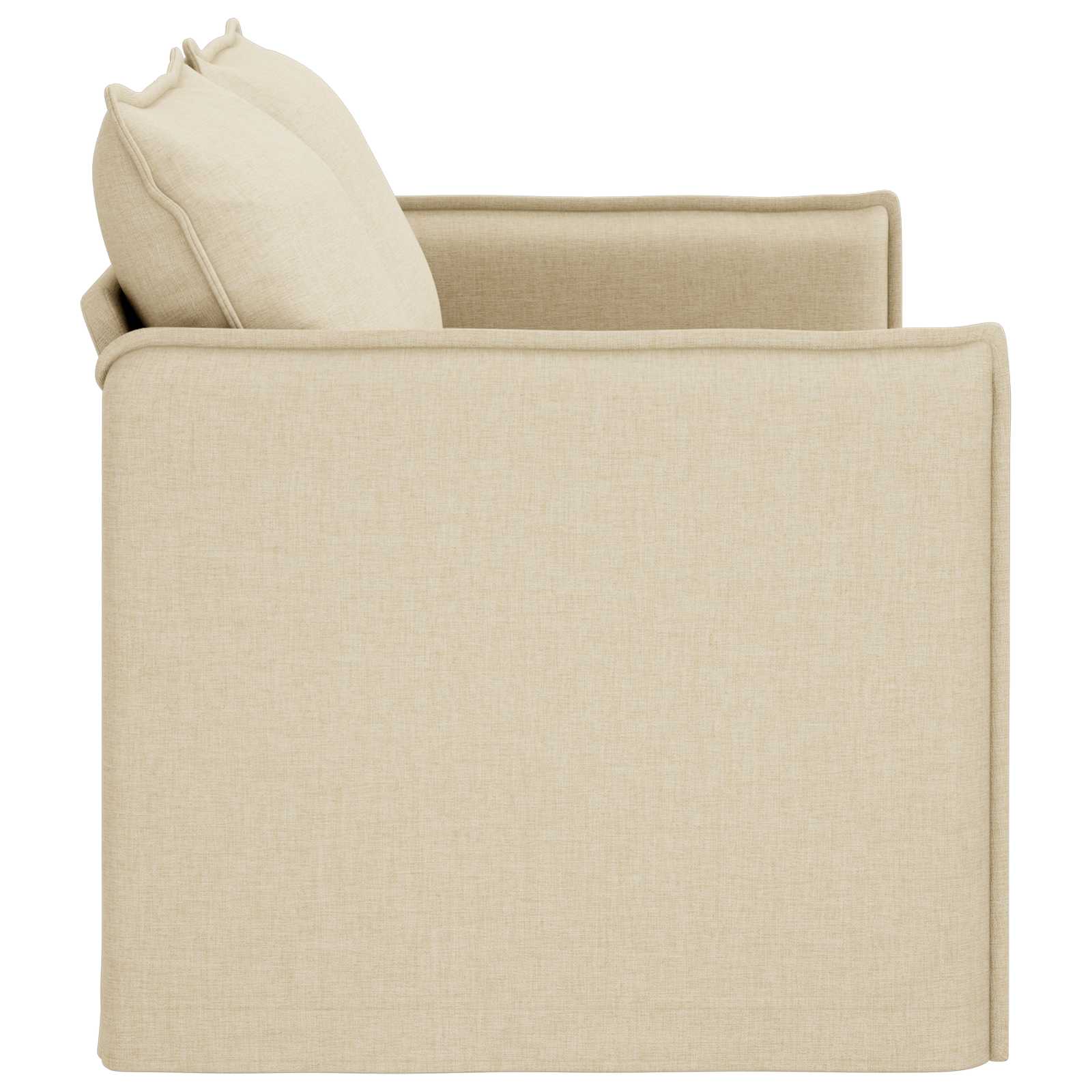 Bank Crème 156 x 82 x 85 cm Stof is nu te koop bij PeponiXL, paradijselijk wonen!