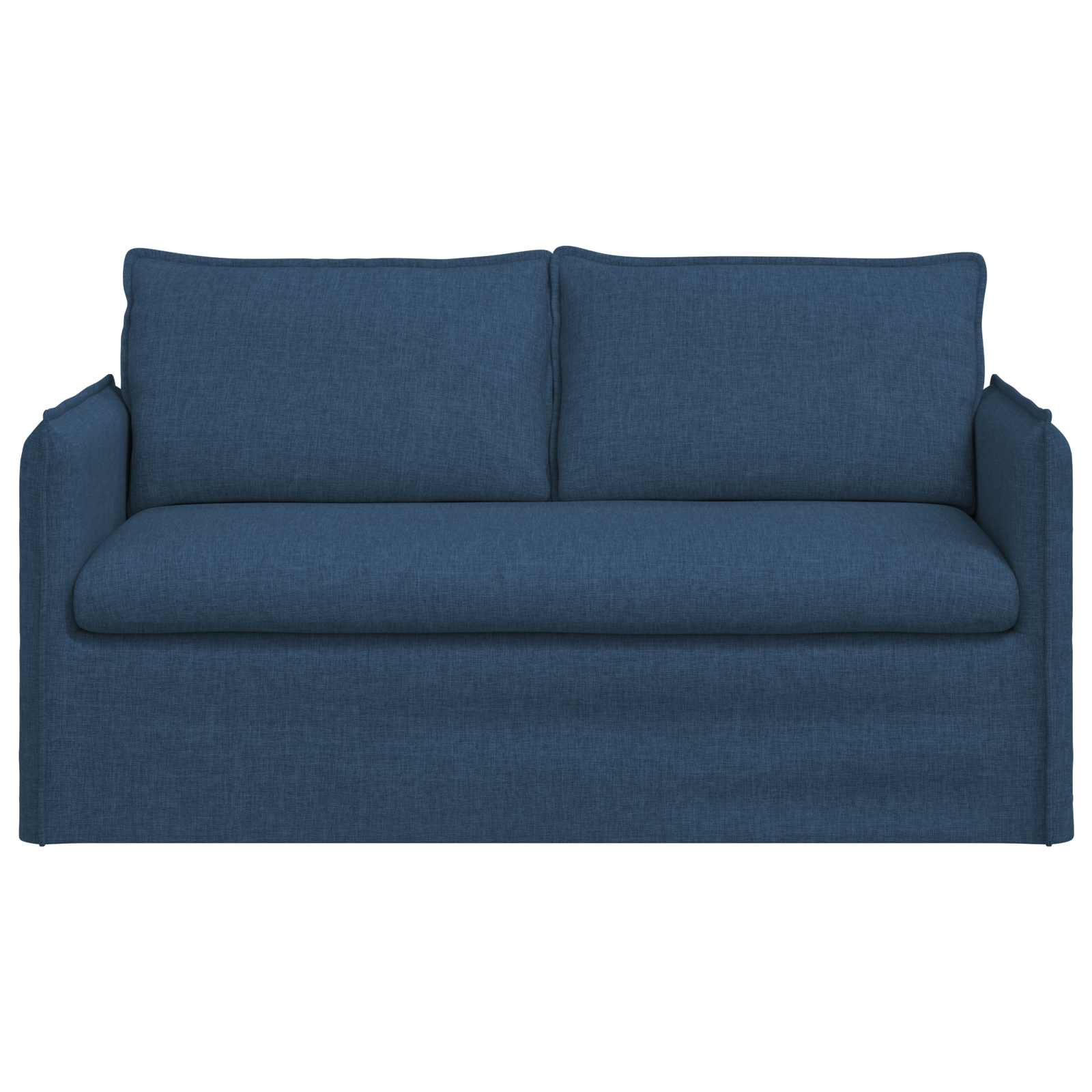 Bank Blauw 156 x 82 x 85 cm Stof is nu te koop bij PeponiXL, paradijselijk wonen!