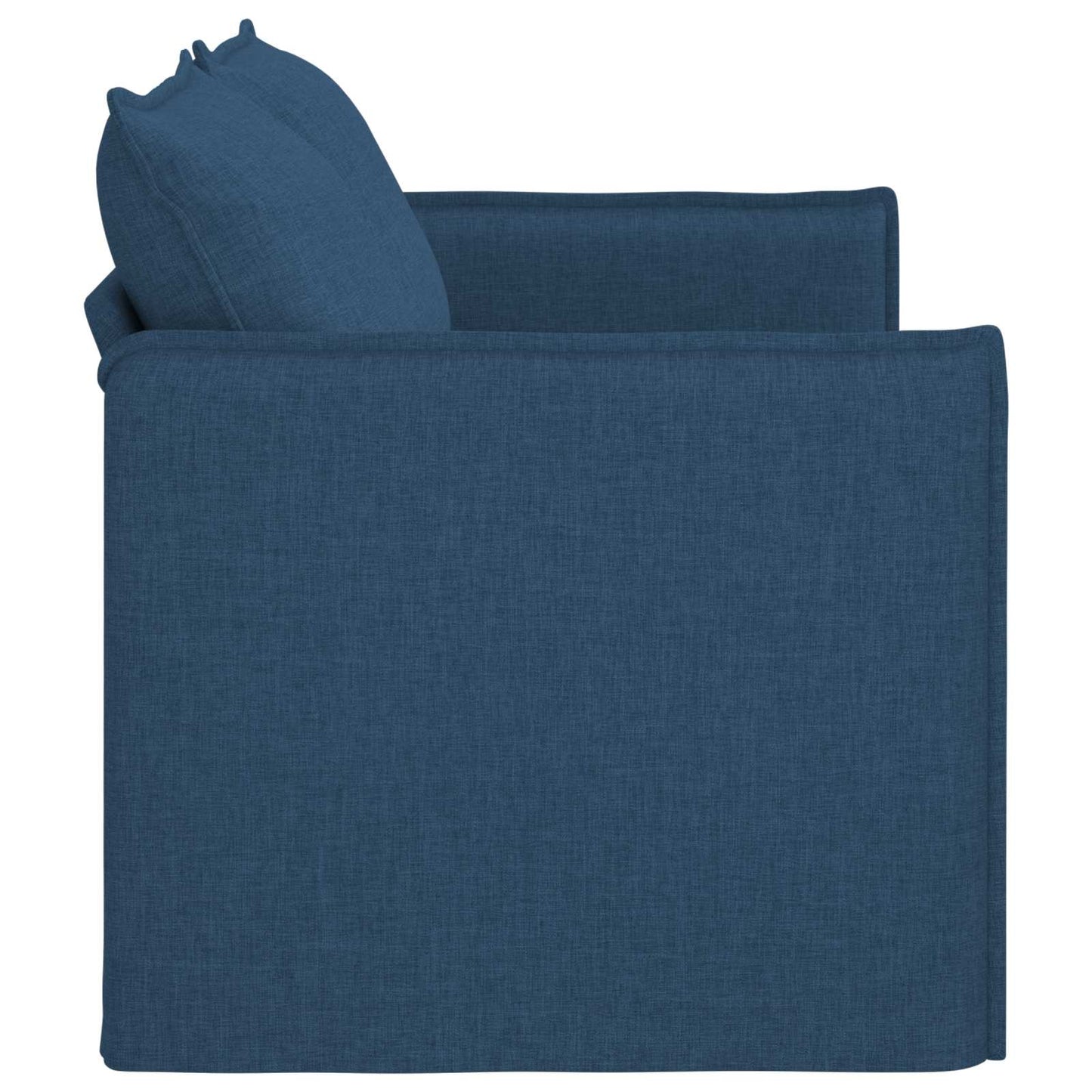 Bank Blauw 156 x 82 x 85 cm Stof is nu te koop bij PeponiXL, paradijselijk wonen!