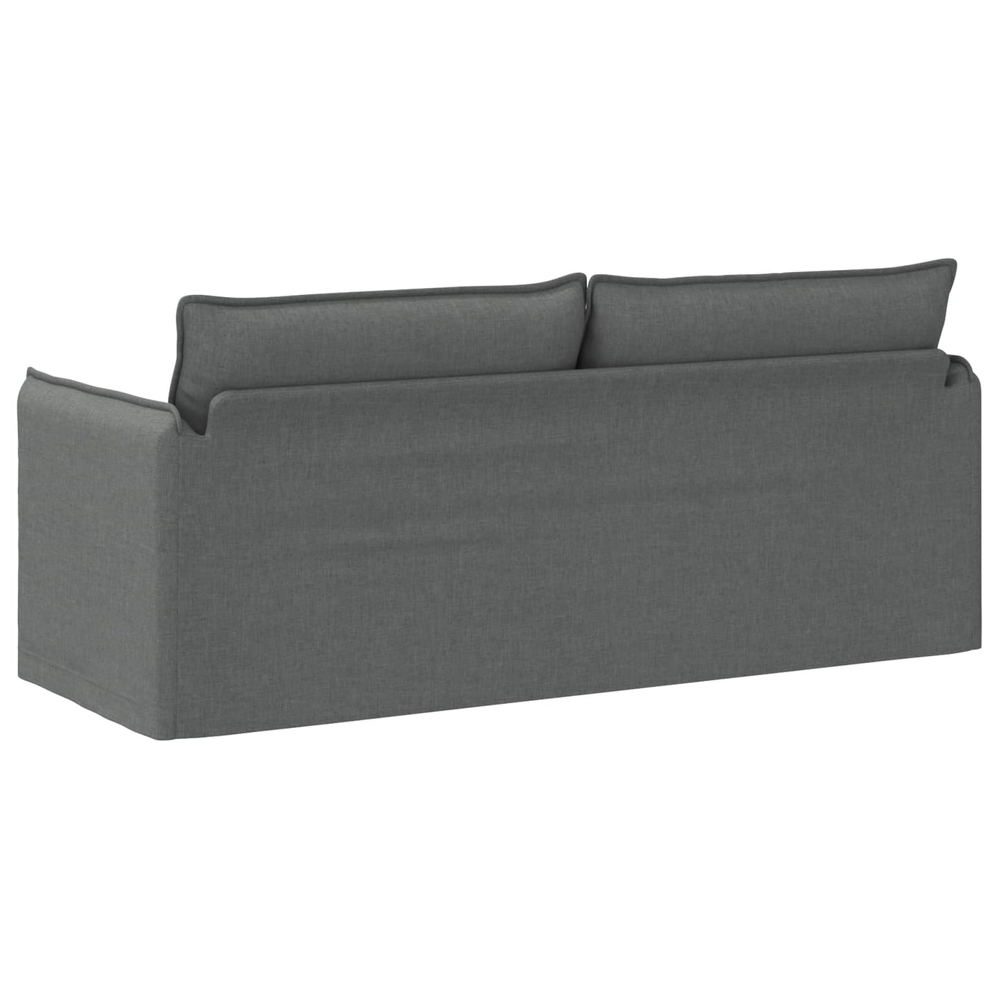 Bank Donkergrijs 196 x 82 x 85 cm Stof is nu te koop bij PeponiXL, paradijselijk wonen!