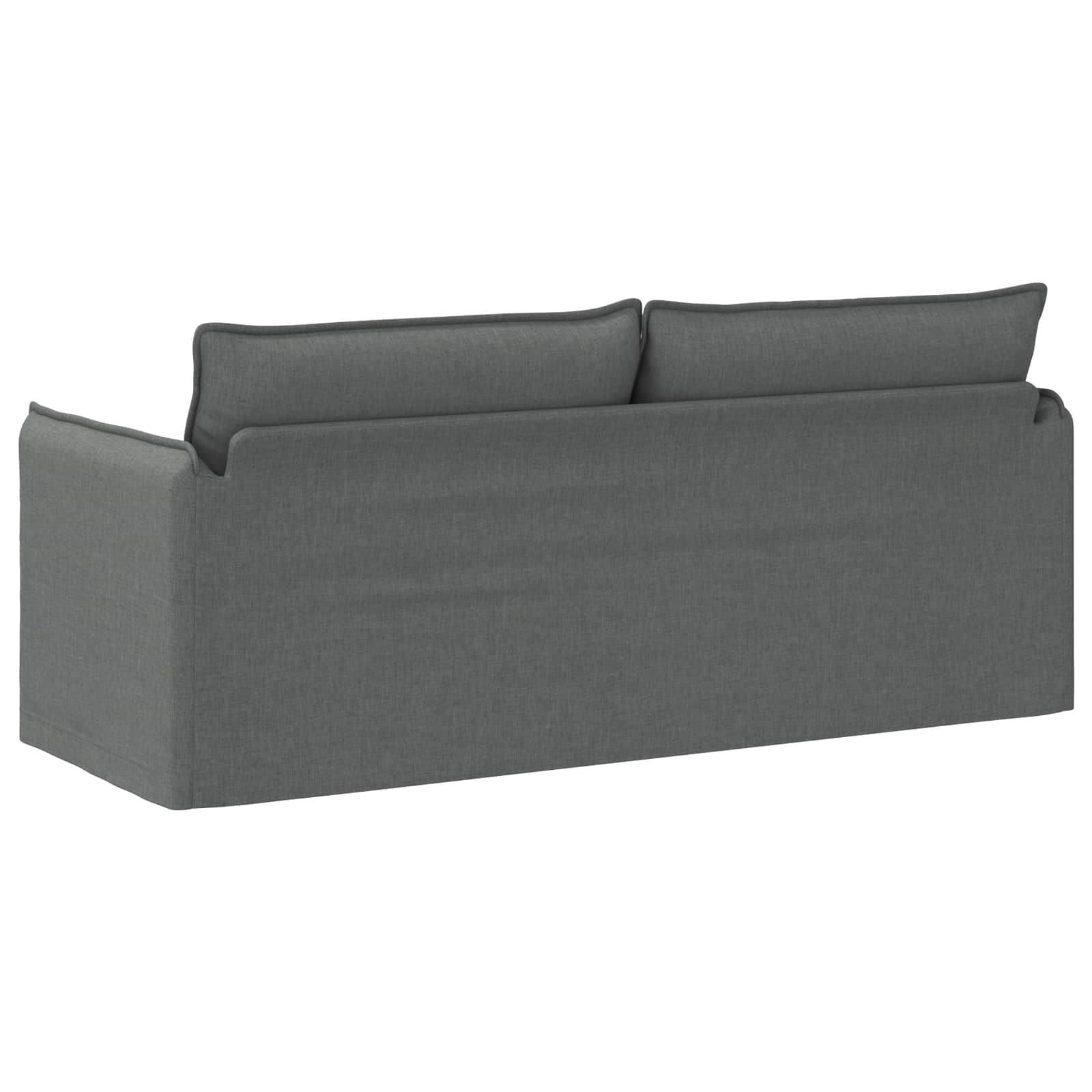 Bank Donkergrijs 196 x 82 x 85 cm Stof is nu te koop bij PeponiXL, paradijselijk wonen!