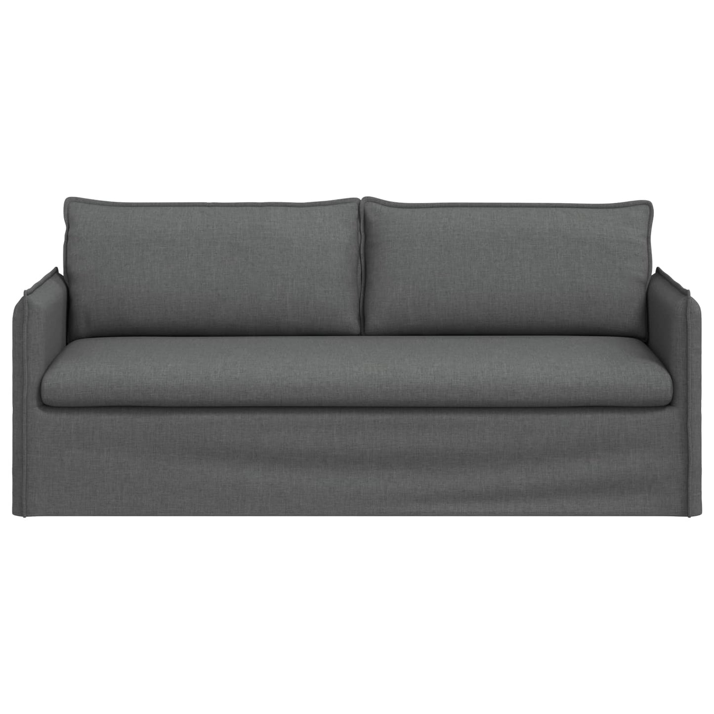 Bank Donkergrijs 196 x 82 x 85 cm Stof is nu te koop bij PeponiXL, paradijselijk wonen!