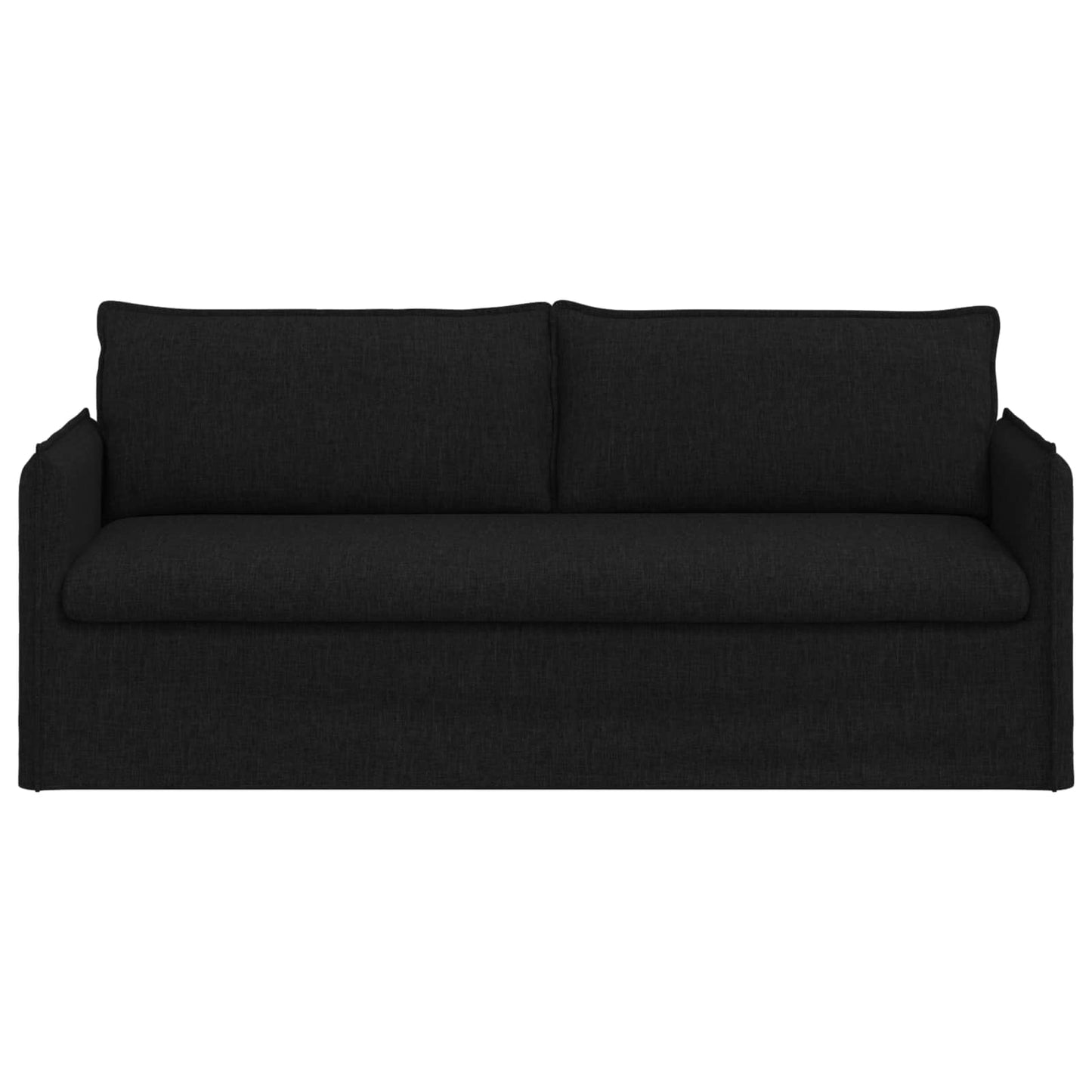 Bank Zwart 196 x 82 x 85 cm Stof is nu te koop bij PeponiXL, paradijselijk wonen!