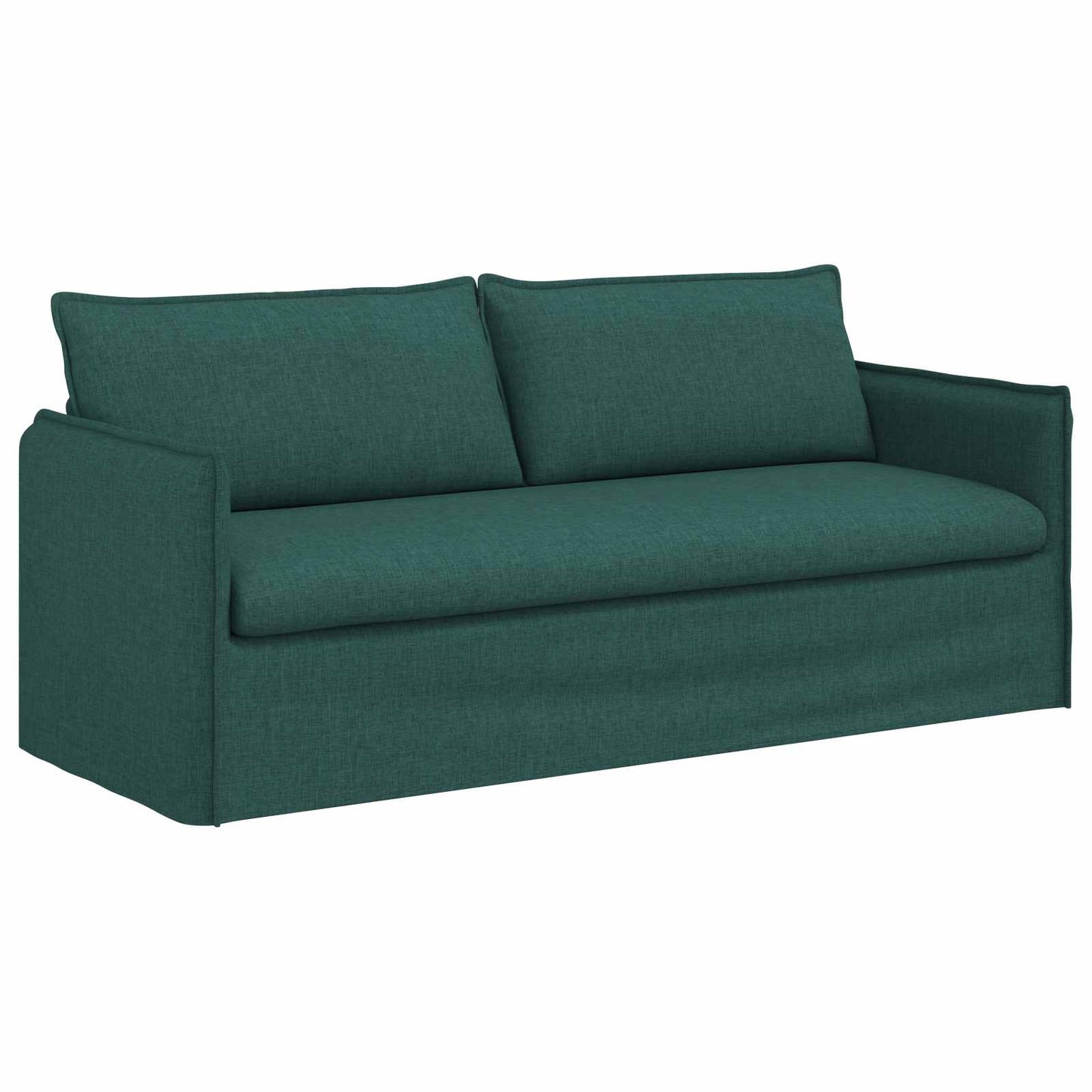 Bank Donkergroen 196 x 82 x 85 cm Stof is nu te koop bij PeponiXL, paradijselijk wonen!