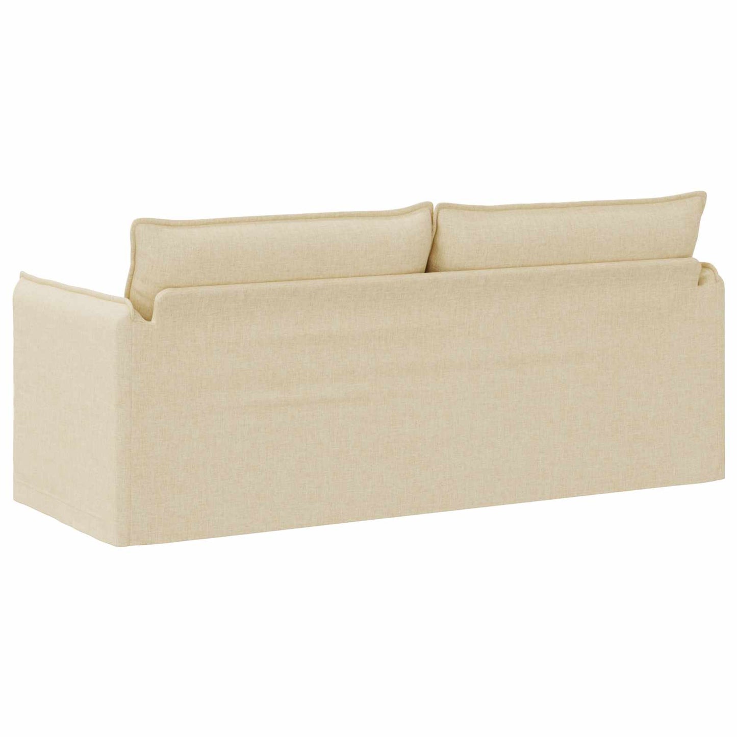 Bank Crème 196 x 82 x 85 cm Stof is nu te koop bij PeponiXL, paradijselijk wonen!