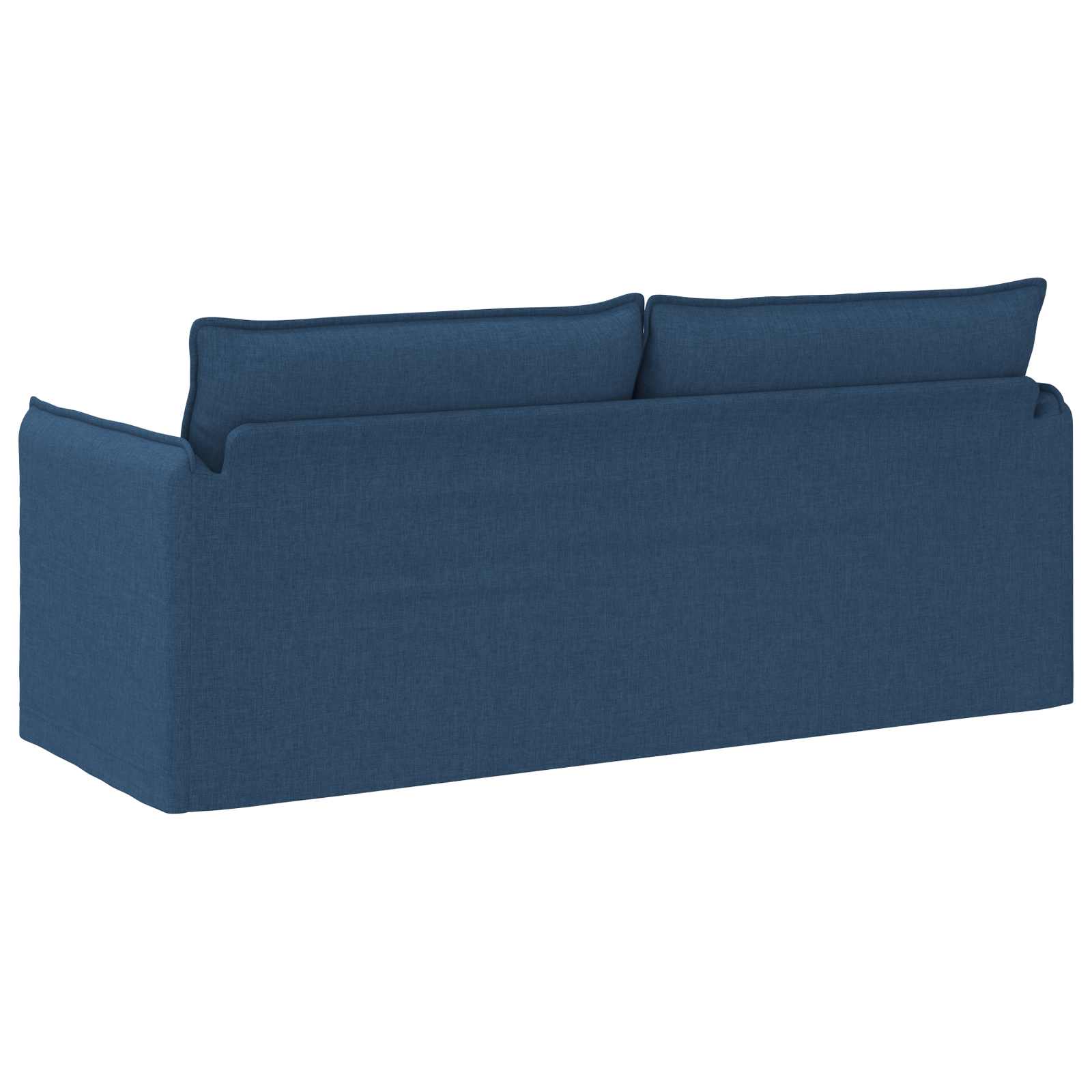 Bank Blauw 196 x 82 x 85 cm Stof is nu te koop bij PeponiXL, paradijselijk wonen!