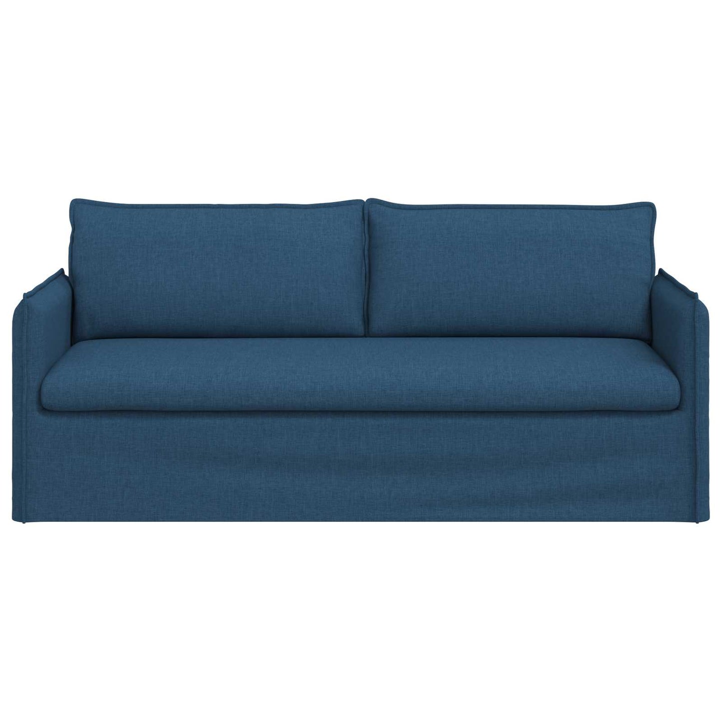 Bank Blauw 196 x 82 x 85 cm Stof is nu te koop bij PeponiXL, paradijselijk wonen!