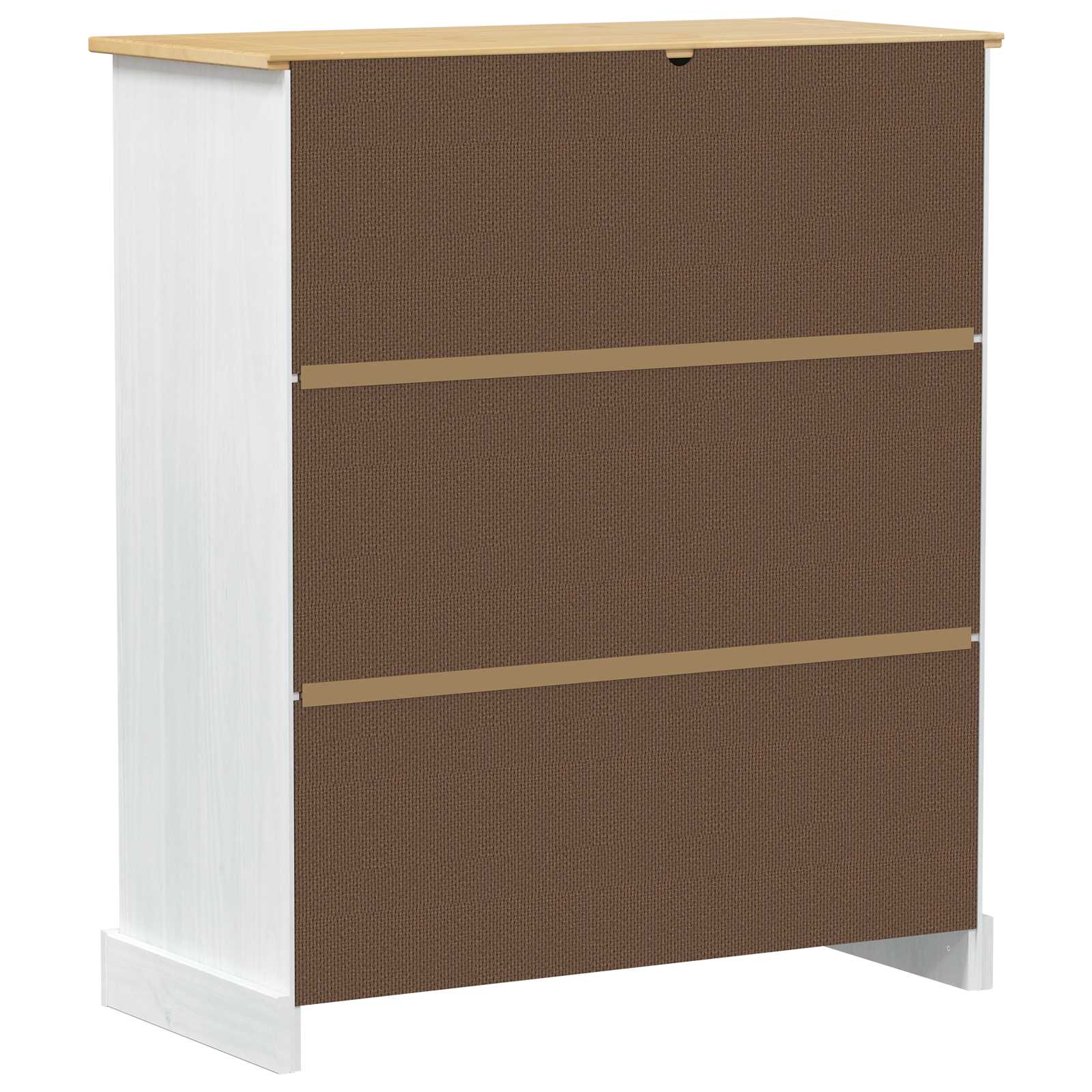 Wijnkast Wit 97 x 45 x 114 cm Massief grenenhout is nu te koop bij PeponiXL, paradijselijk wonen!