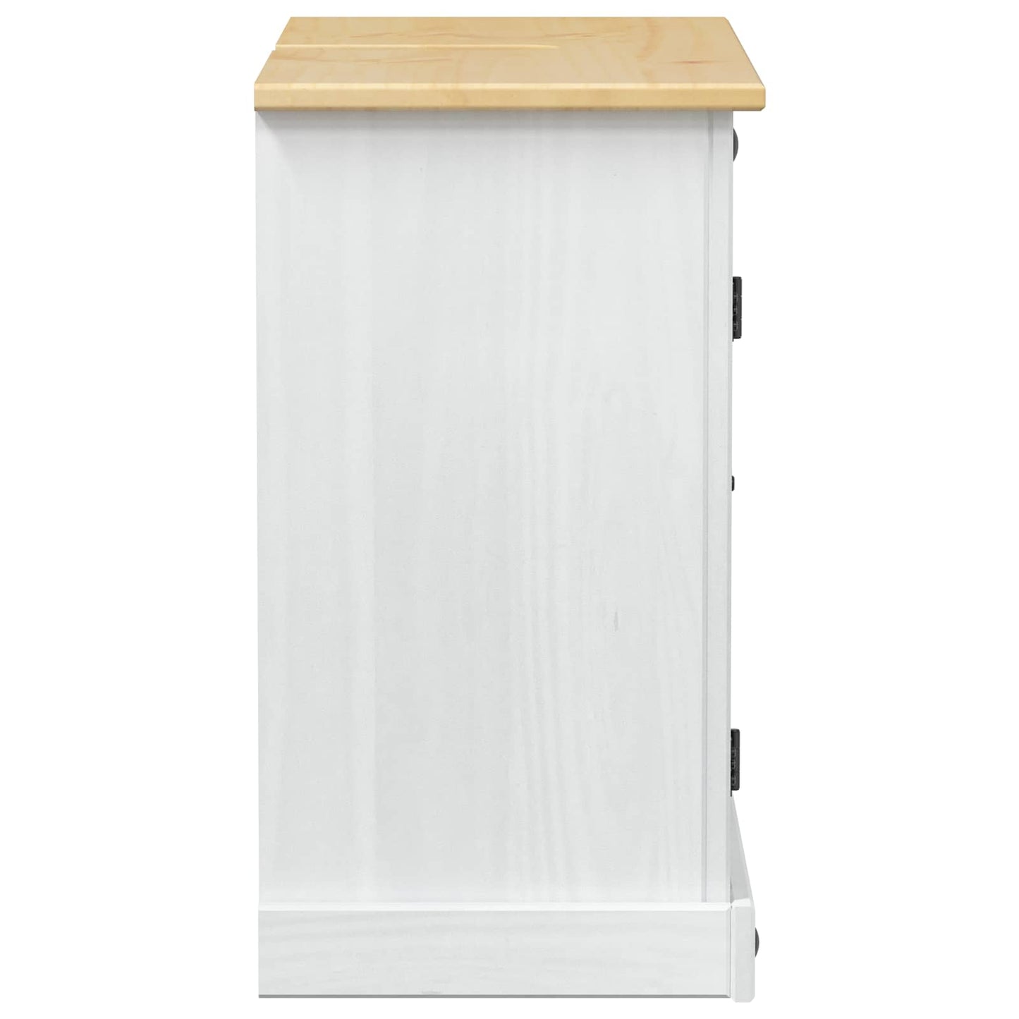 Wastafelkast met plank Wit 73 x 33 x 60 cm Massief grenenhout is nu te koop bij PeponiXL, paradijselijk wonen!