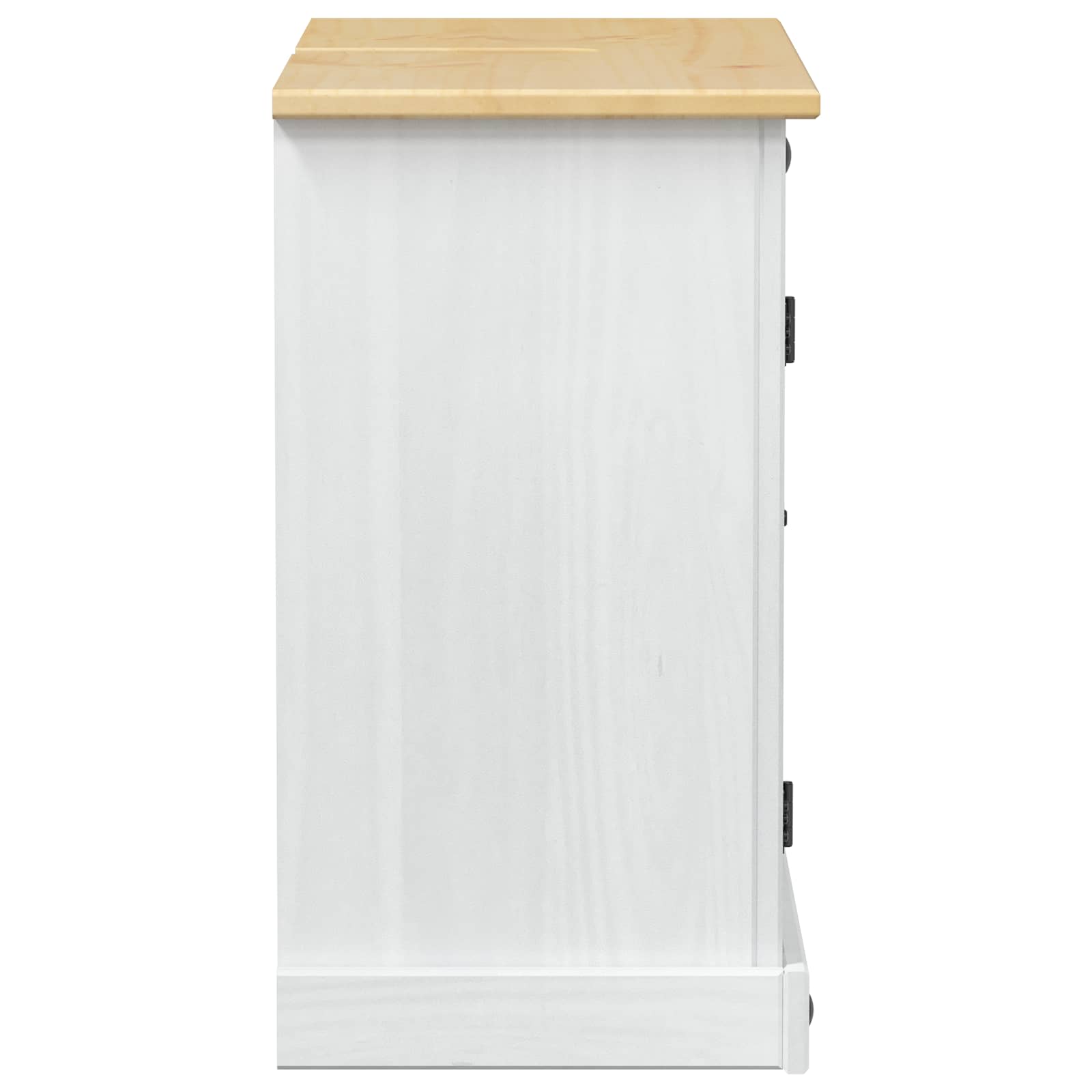 Wastafelkast met plank Wit 73 x 33 x 60 cm Massief grenenhout is nu te koop bij PeponiXL, paradijselijk wonen!