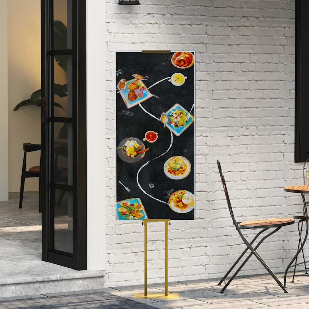 Beurs Displays Goud 30 x 23,5 x 210 cm Staal is nu te koop bij PeponiXL, paradijselijk wonen!