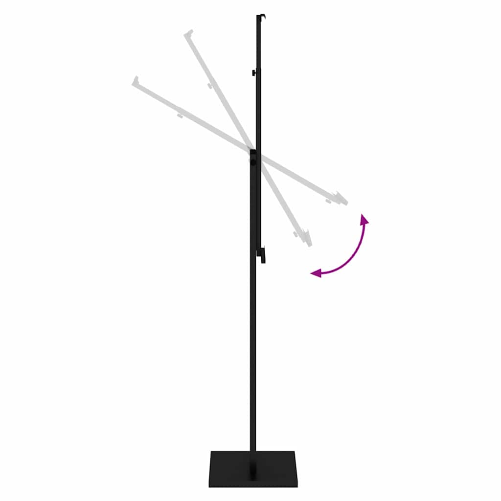 Beurs Displays Zwart 26,5 x 26,5 x 150 cm Staal is nu te koop bij PeponiXL, paradijselijk wonen!