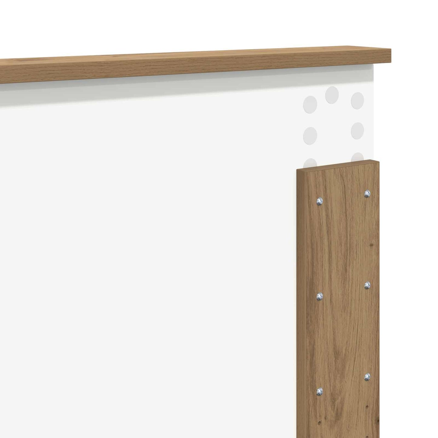 Bedframe Ambachtelijk eiken 150 x 200 cm Bewerkt hout is nu te koop bij PeponiXL, paradijselijk wonen!