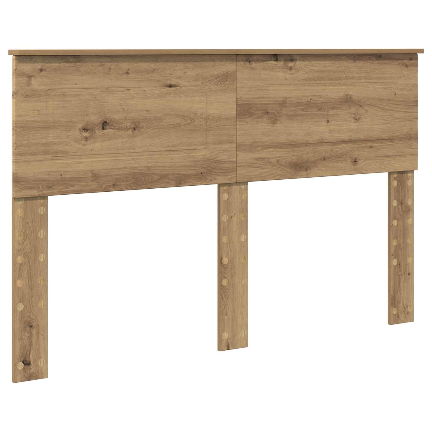 Bedframe Ambachtelijk eiken 140 x 190 cm Bewerkt hout is nu te koop bij PeponiXL, paradijselijk wonen!