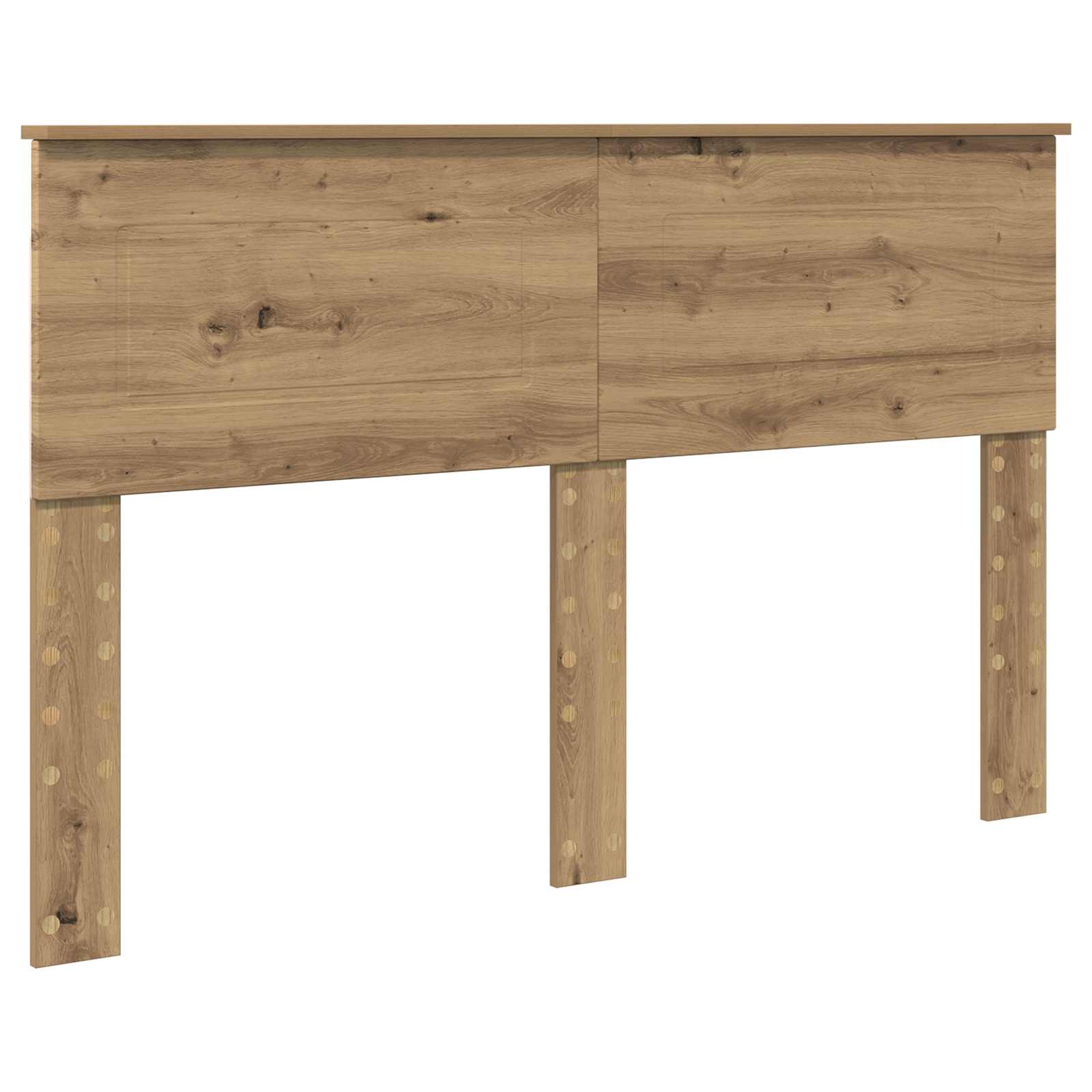 Bedframe Ambachtelijk eiken 140 x 190 cm Bewerkt hout is nu te koop bij PeponiXL, paradijselijk wonen!