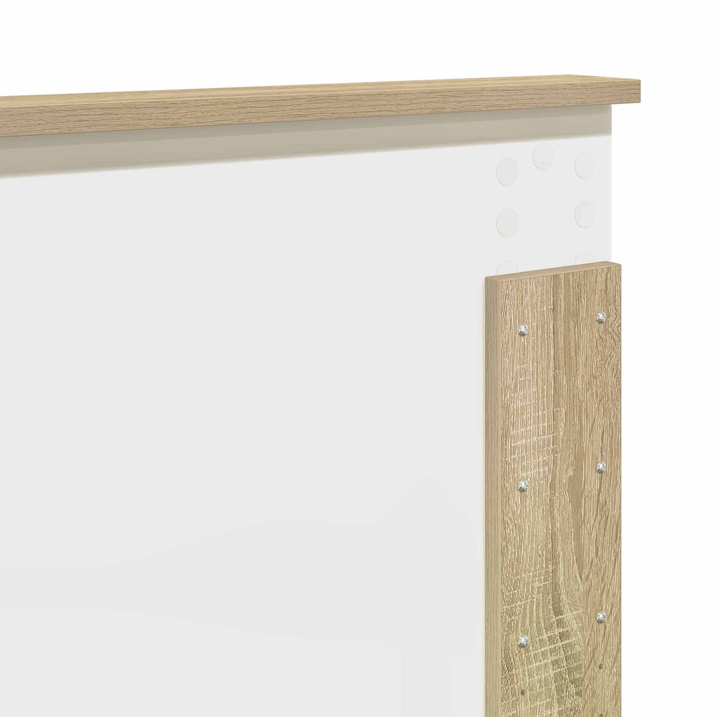 Bedframe met hoofdeinde Sonoma 120 x 190 cm Bewerkt hout is nu te koop bij PeponiXL, paradijselijk wonen!