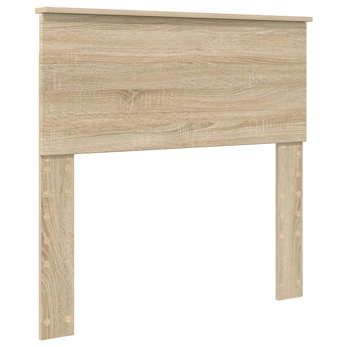Bedframe met hoofdeinde Sonoma 100 x 200 cm Bewerkt hout is nu te koop bij PeponiXL, paradijselijk wonen!