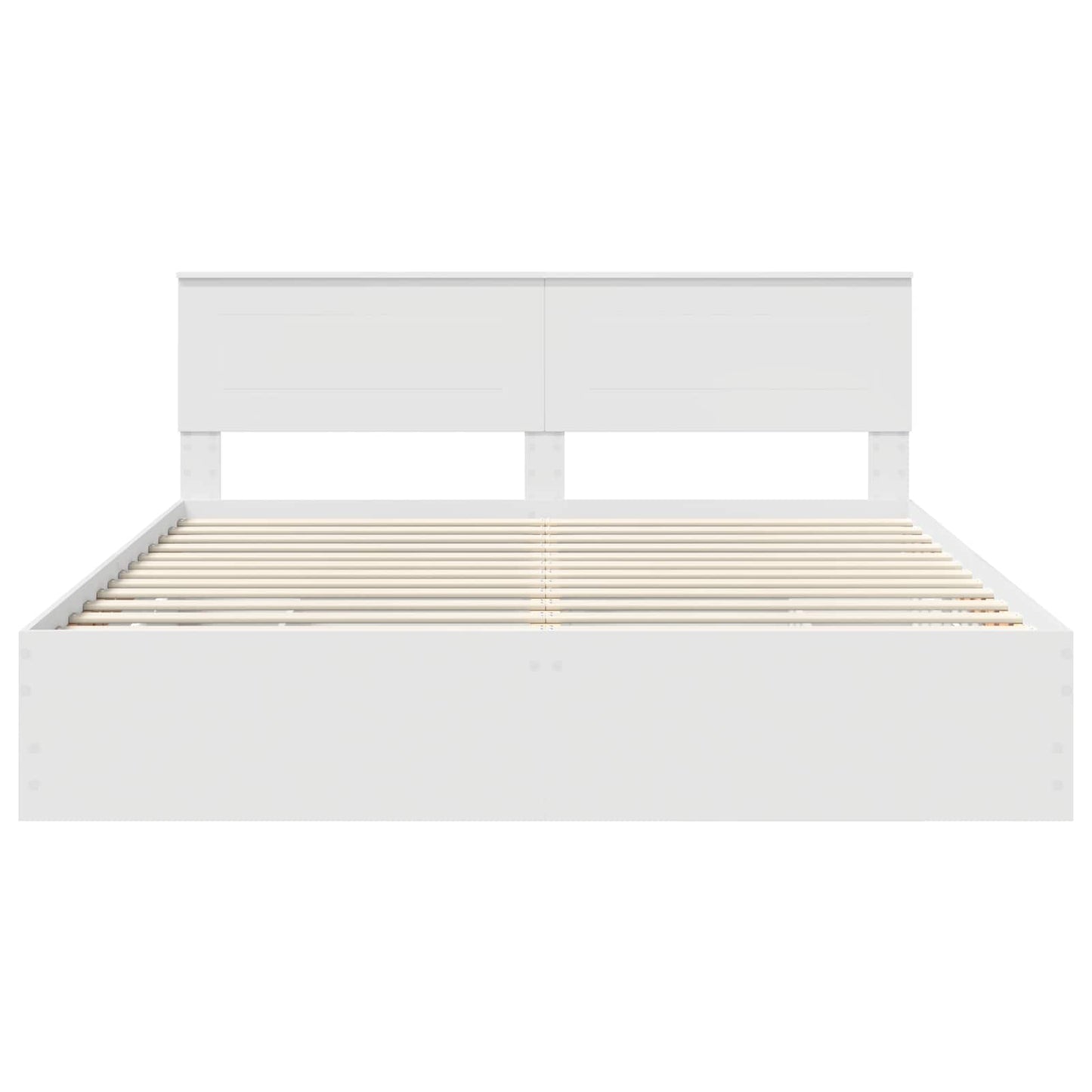 Bedframe met lade met opslag Wit 180 x 200 cm Ingenieurshout is nu te koop bij PeponiXL, paradijselijk wonen!