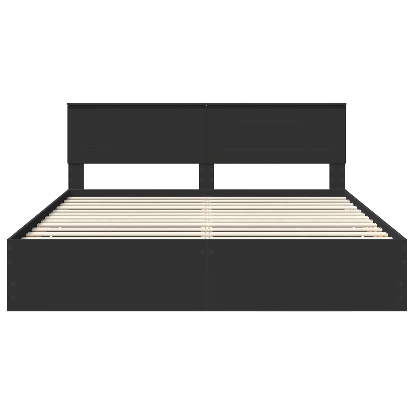 Bedframe met lade met opslag Zwart 180 x 200 cm Ingenieurshout is nu te koop bij PeponiXL, paradijselijk wonen!
