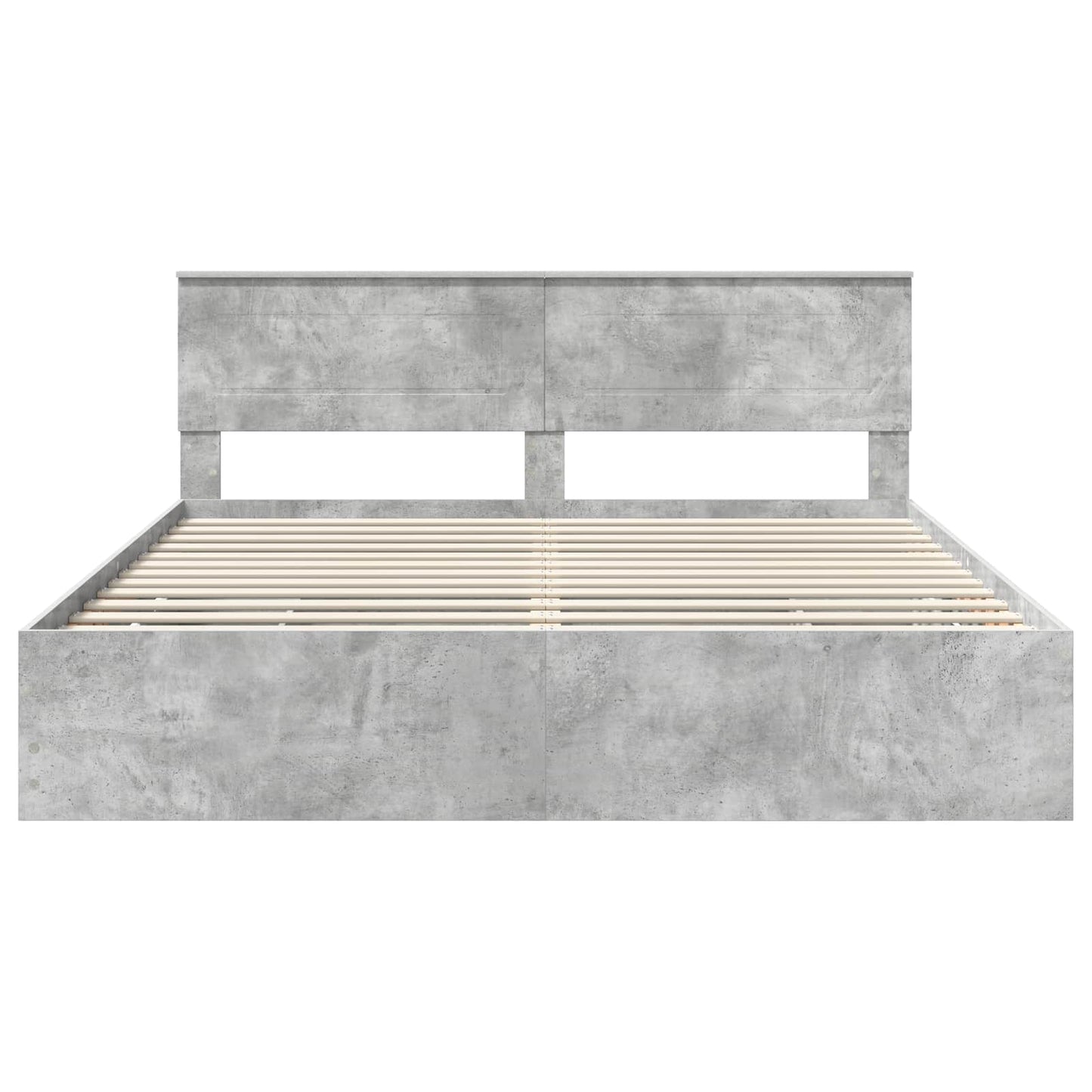 Bedframe met lade Beton Grijs 180 x 200 cm Ingenieurshout is nu te koop bij PeponiXL, paradijselijk wonen!
