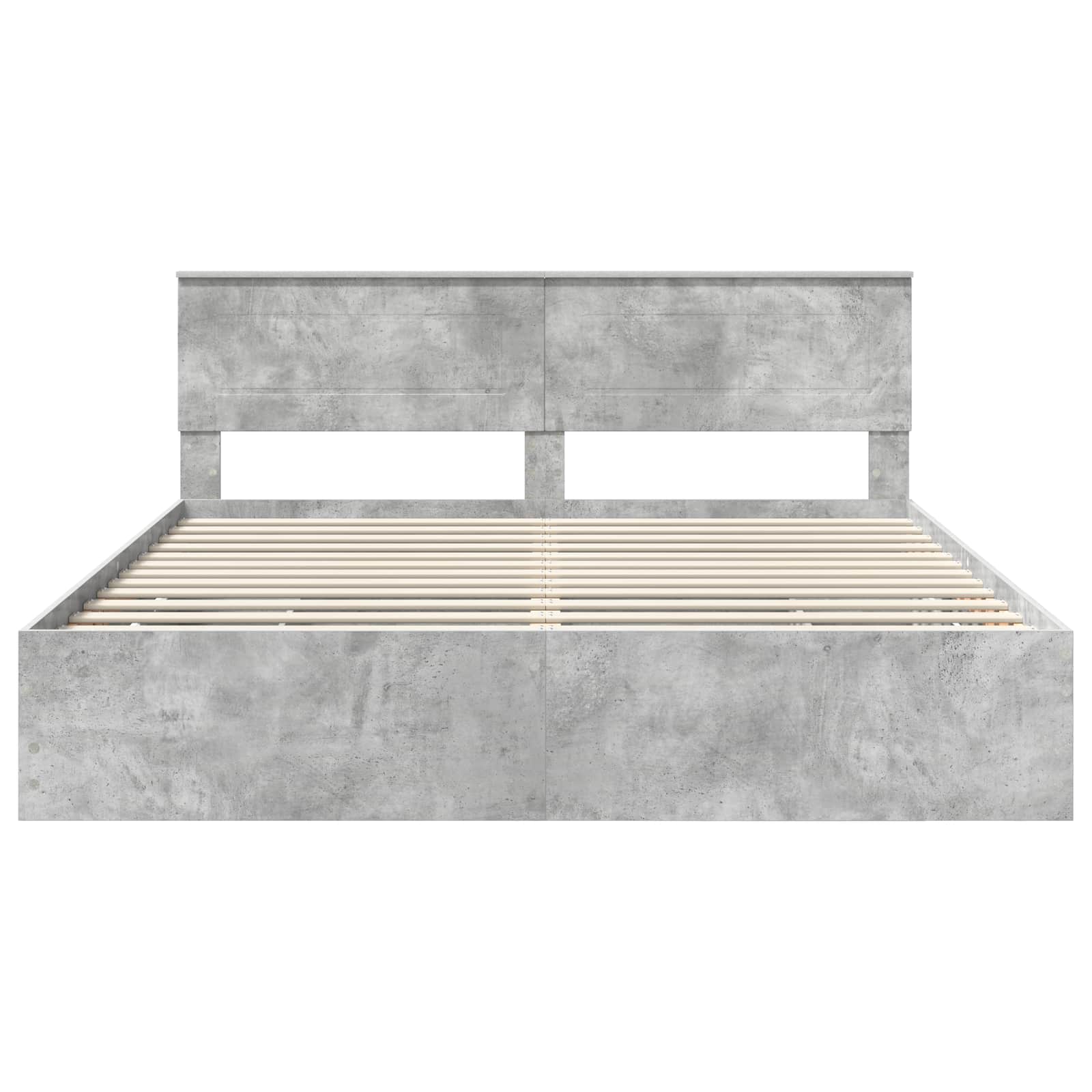 Bedframe met lade Beton Grijs 180 x 200 cm Ingenieurshout is nu te koop bij PeponiXL, paradijselijk wonen!