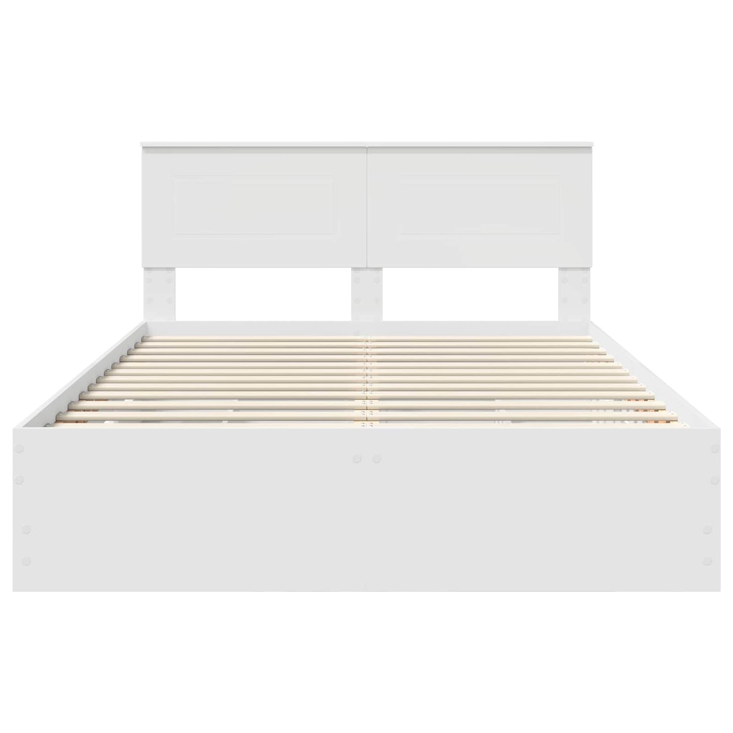 Bedframe met lade met opslag Wit 160 x 200 cm Ingenieurshout is nu te koop bij PeponiXL, paradijselijk wonen!